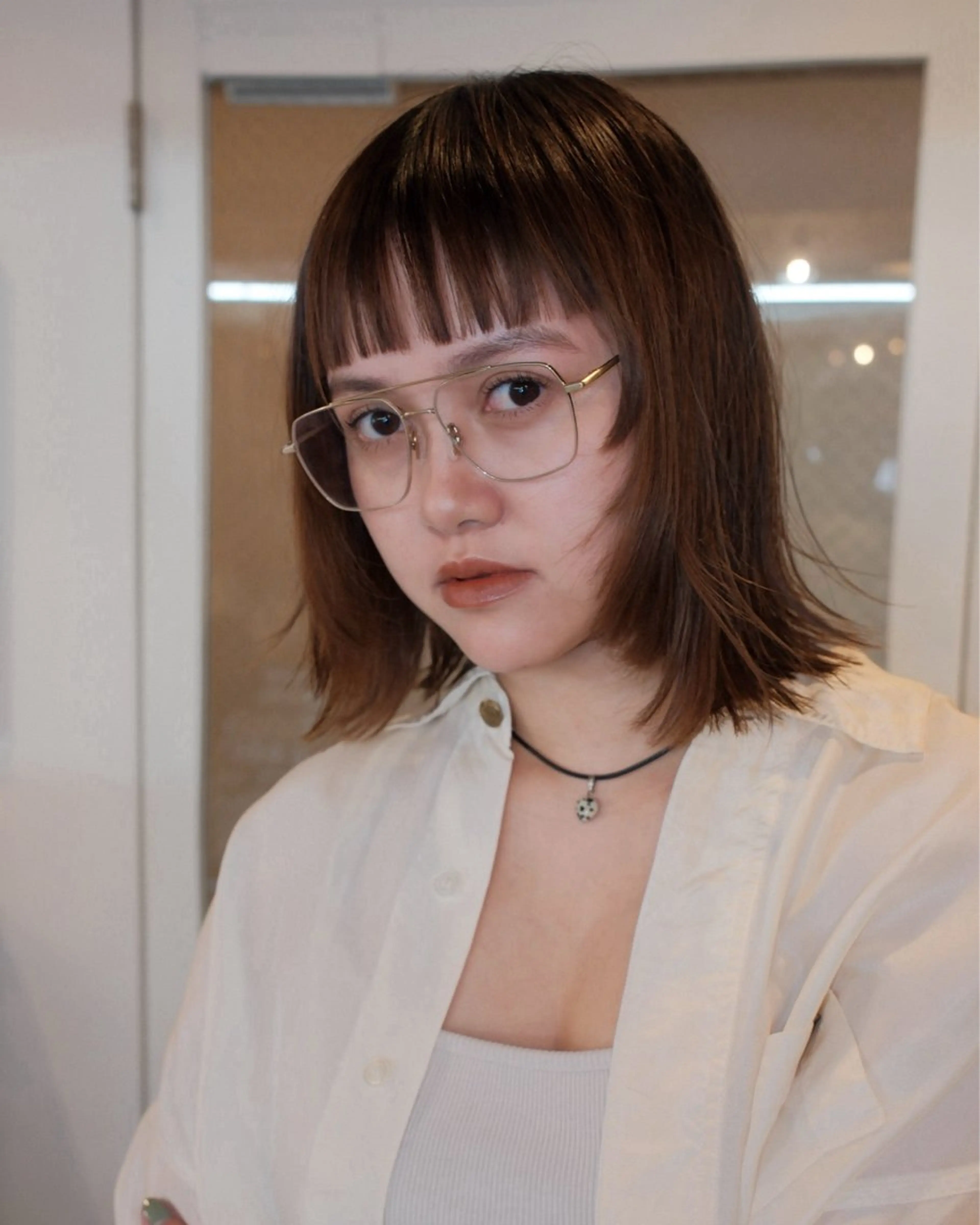 ショート カラー カット ヘアカラー KEI gattacaのヘアスタイル