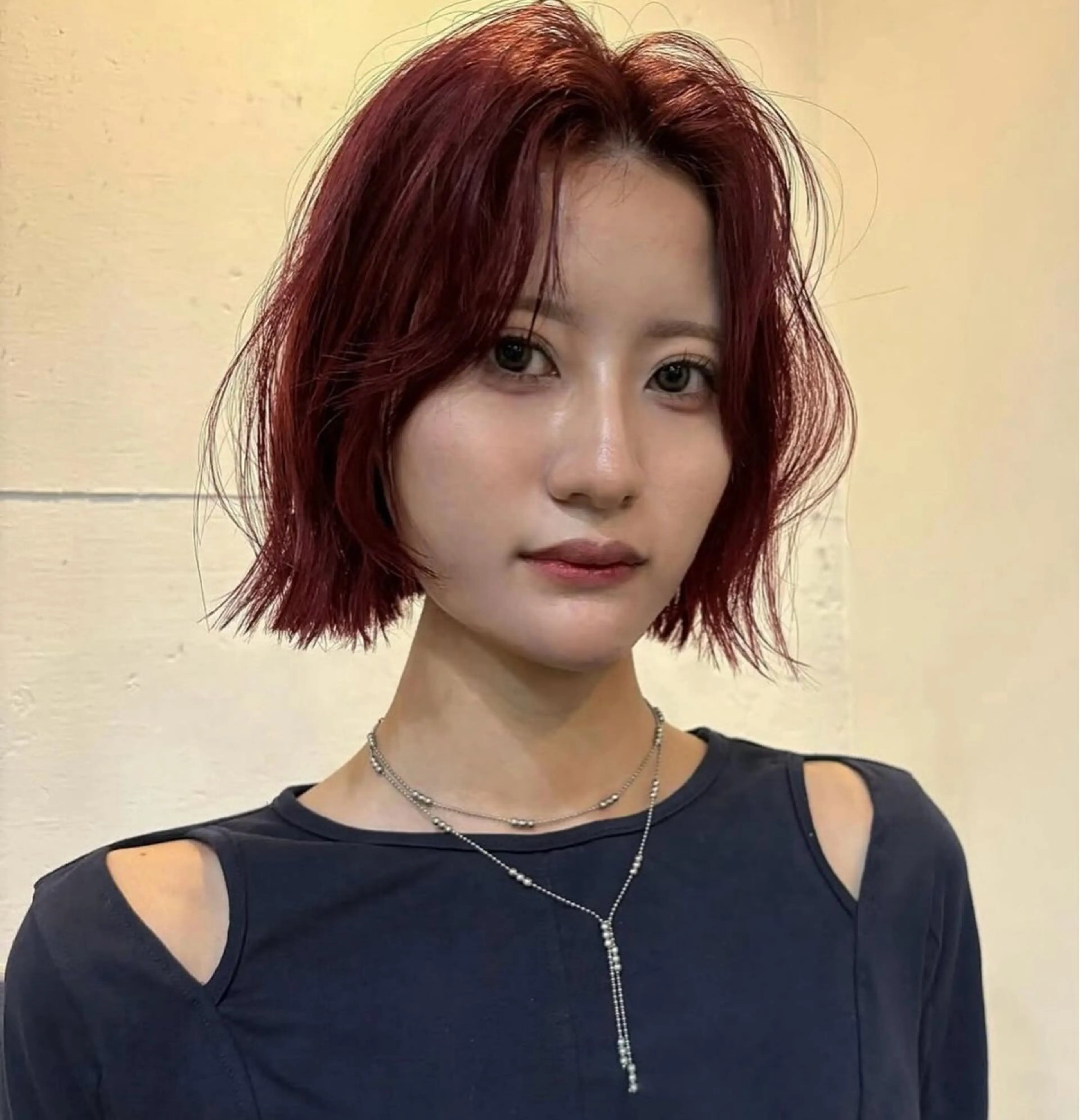 カラー ブリーチ ブリーチなしカラー ヘアカラー トリートメント miyo .⋆のヘアスタイル