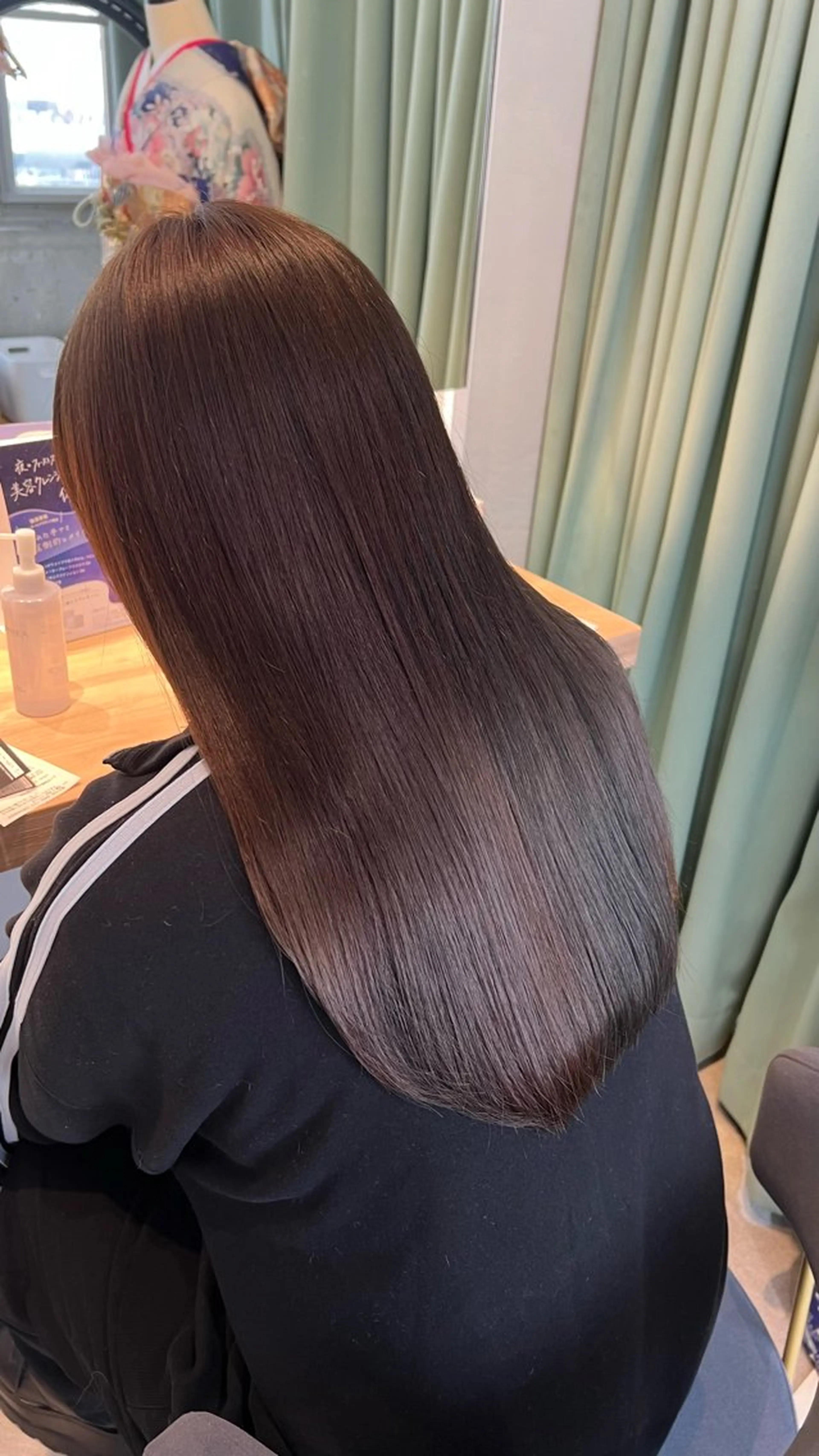 ロング ダン/メンズ/ 顔周り×透明感カラーのヘアスタイル