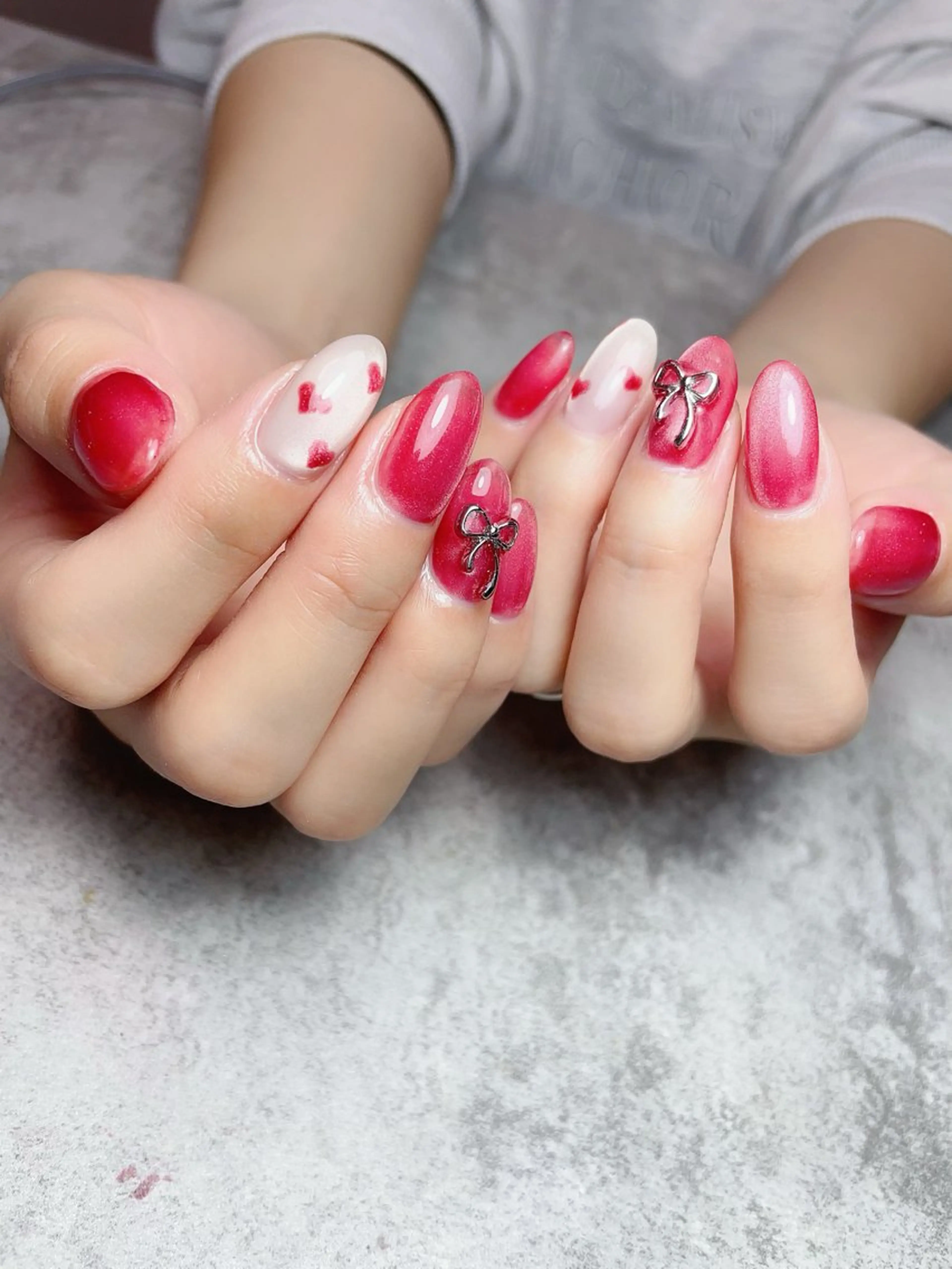 ネイル バレンタイン ハンドネイル Ai Nail所属・Ai Nailのネイルデザイン