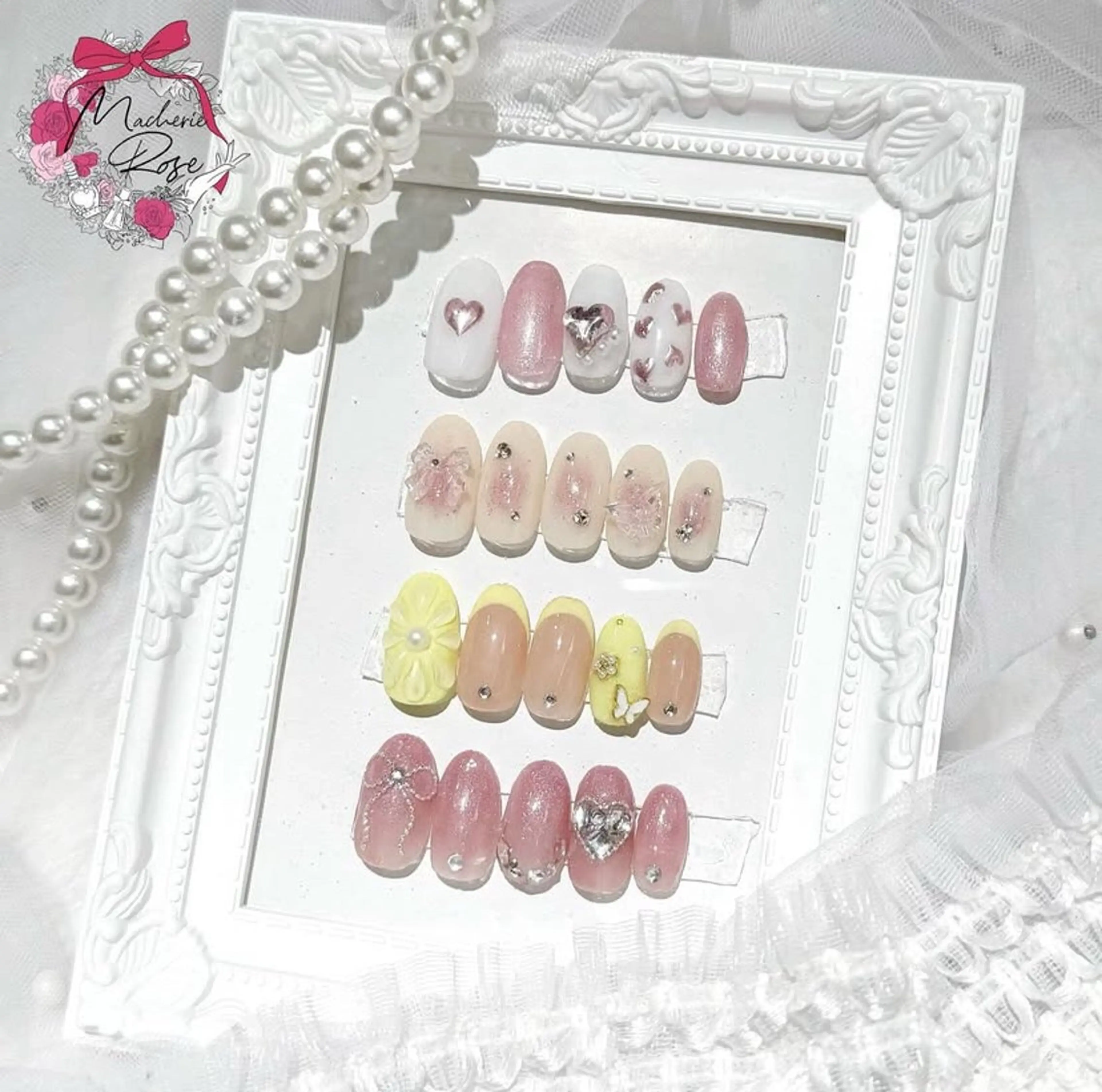 ネイル ハンドネイル マシェリローズ所属・Macherie Roseのネイルデザイン