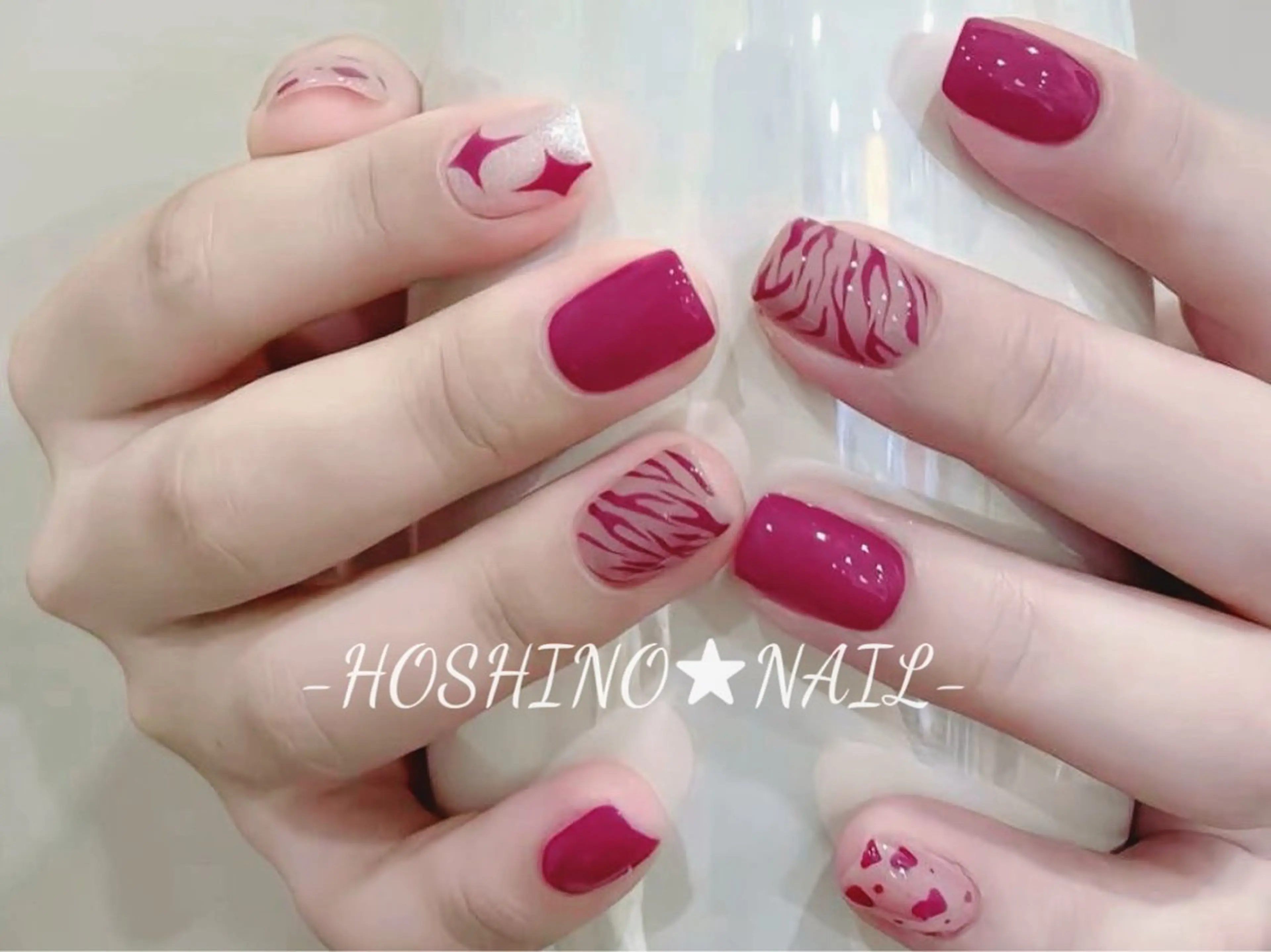 ネイル オーロラネイル チークネイル ドット フットネイル フレンチネイル ハンドネイル ★HOSHINO NAIL★新宿店のネイルデザイン