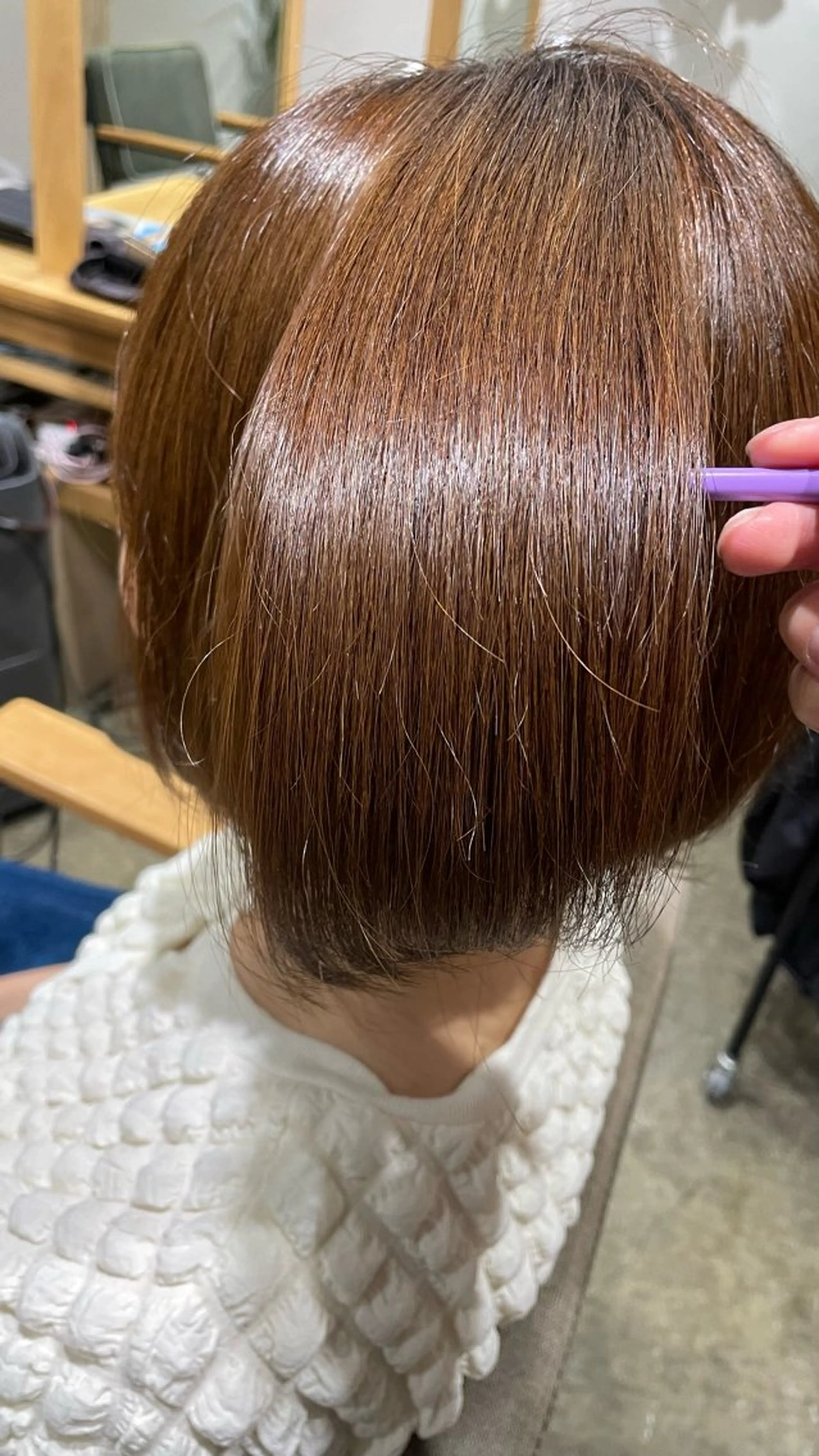 ショート 🖤Keina🖤 大人上品カラー.*˚のヘアスタイル