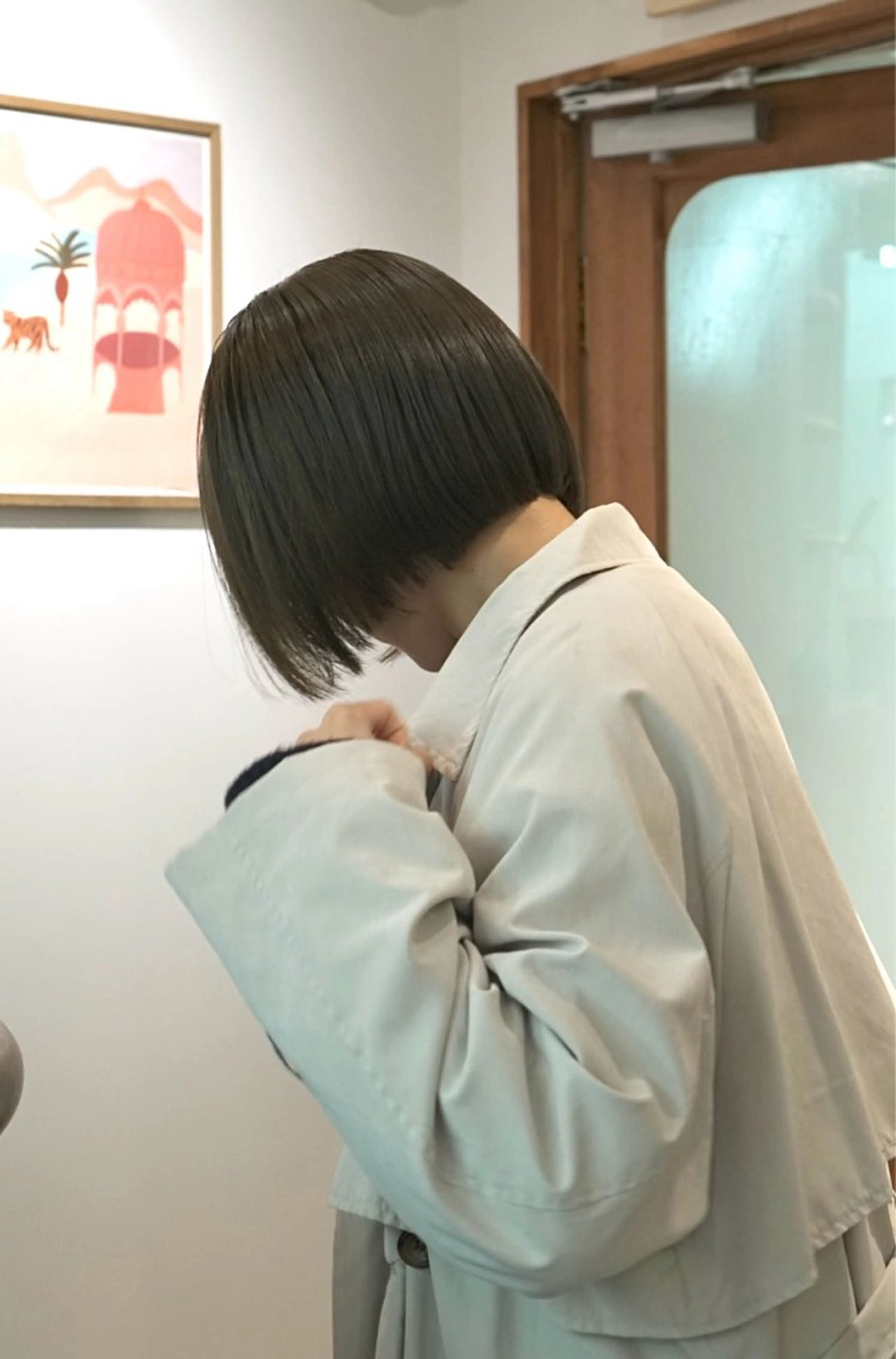ショート カット ヘアカラー ENIEN MAKE’S 立川所属・ミカ💫レイヤー/ メンズ/透明感カラーのヘアスタイル