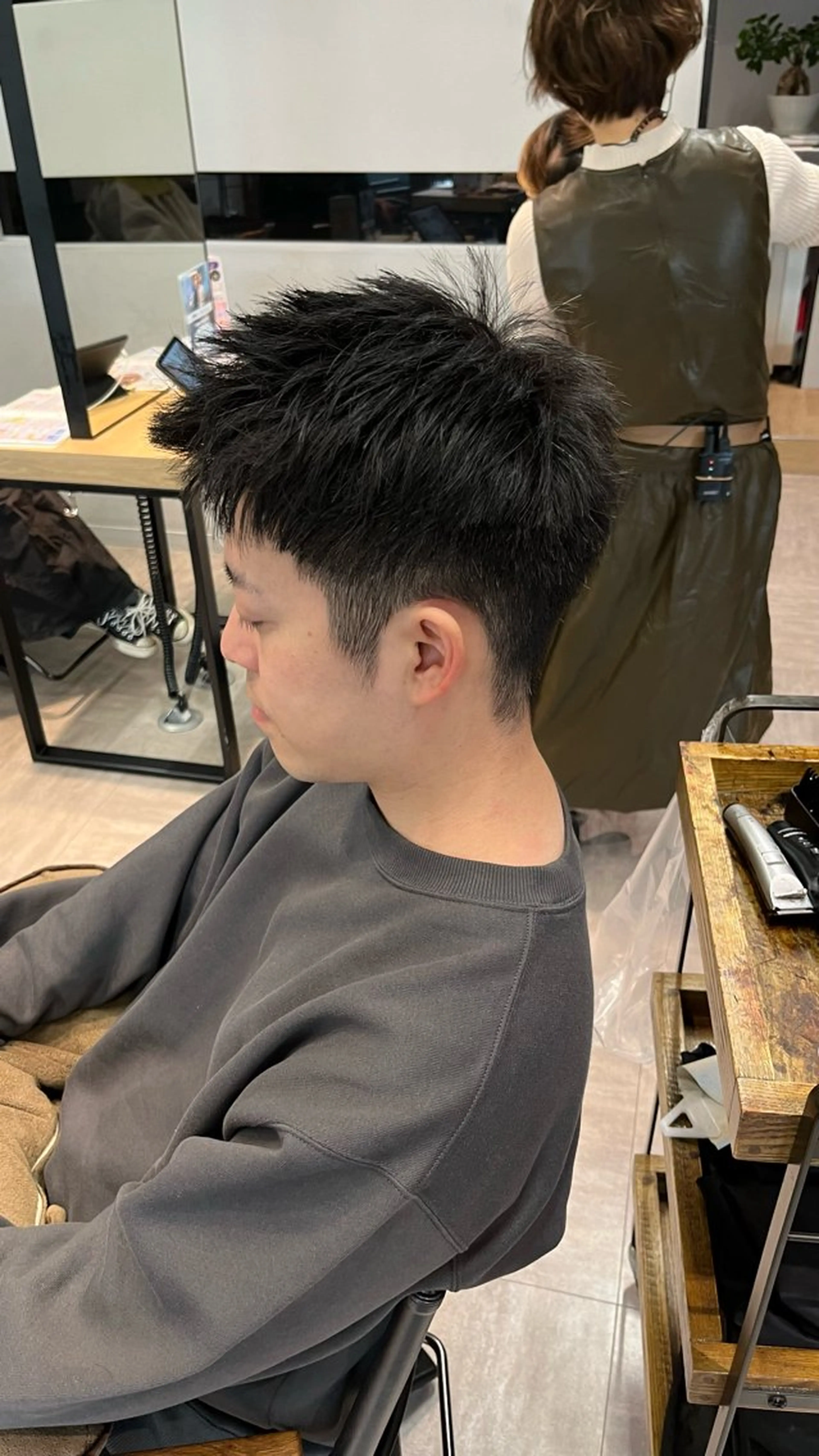 メンズ カット モデルカット募集中！ メンズカット飯野友喜のヘアスタイル