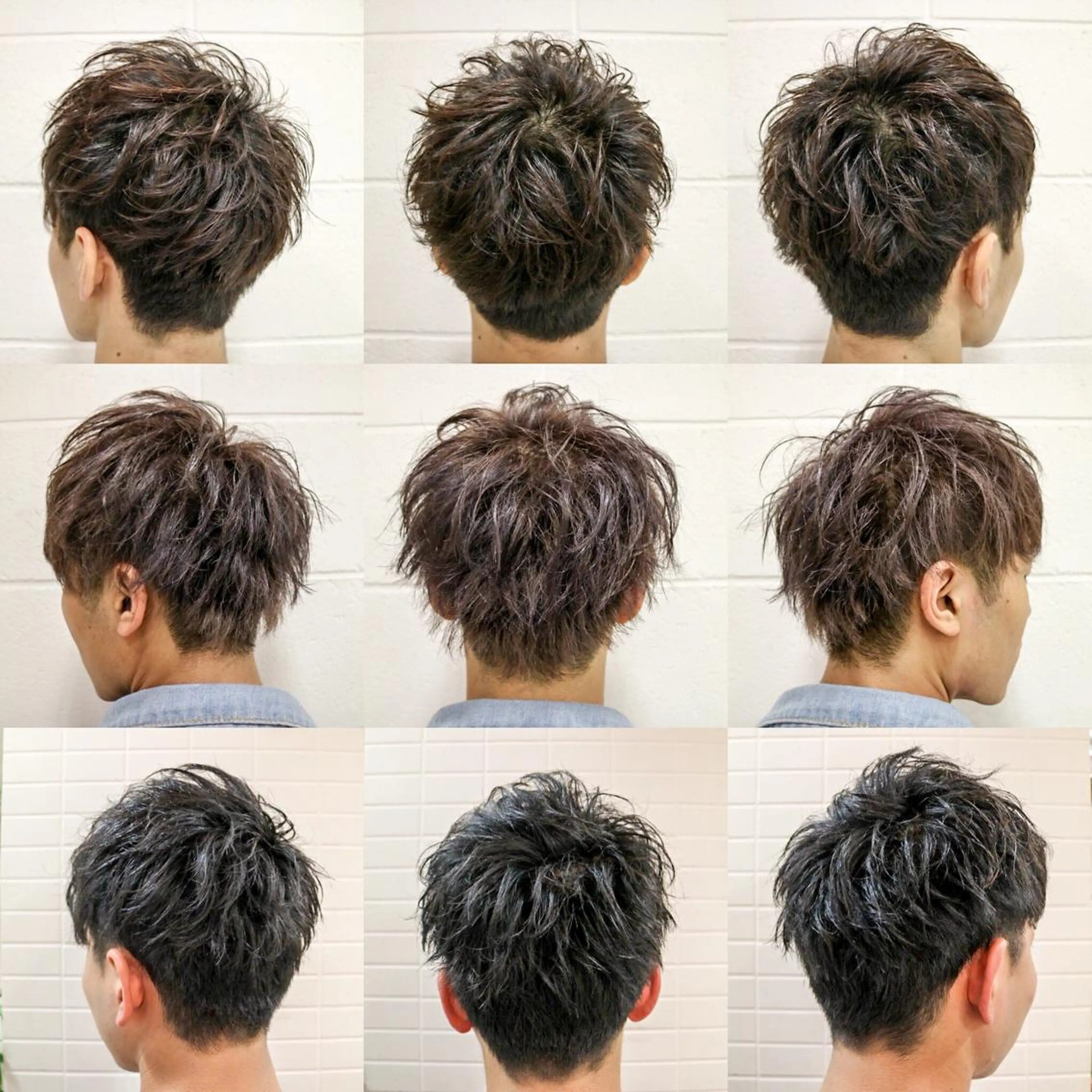 ショート カラー パーマ メンズ ⭐️口コミ5.0⭐️ 当日予約可能👌🏼のヘアスタイル
