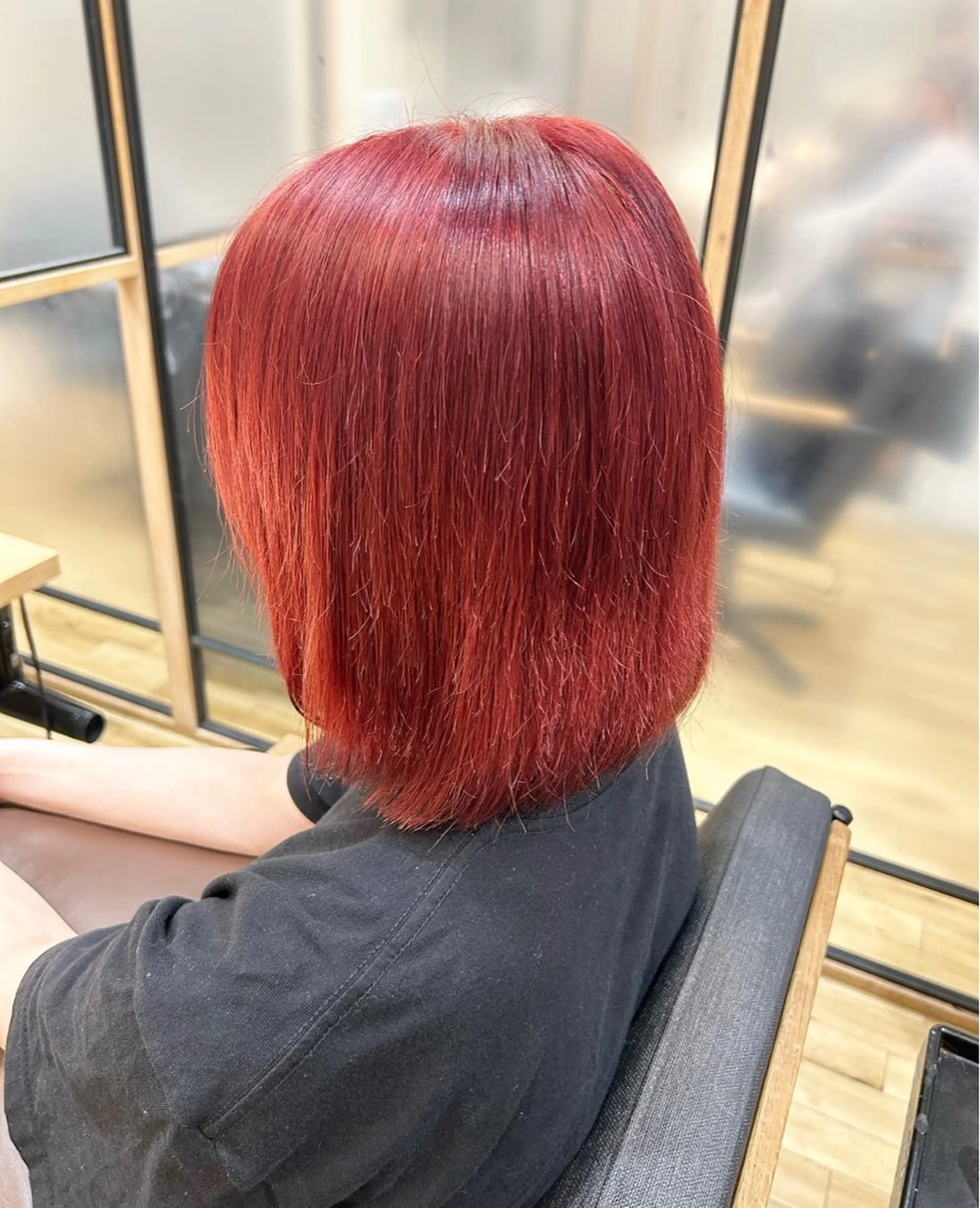 ミディアム ヘアカラー ゆうき あすかのヘアスタイル