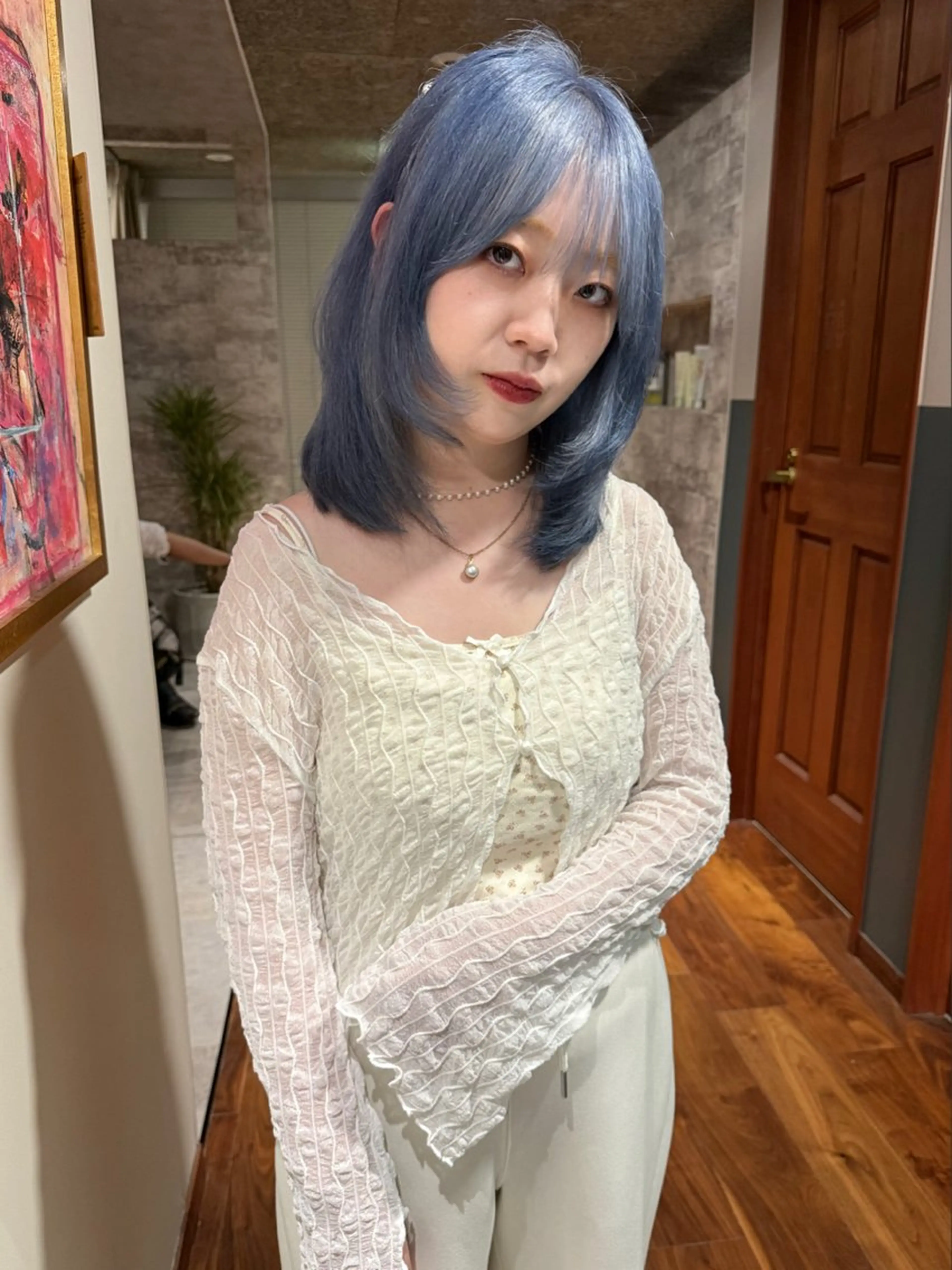 ミディアム カラー カット ヘアカラー トリートメント mai / linoah˚✧のヘアスタイル