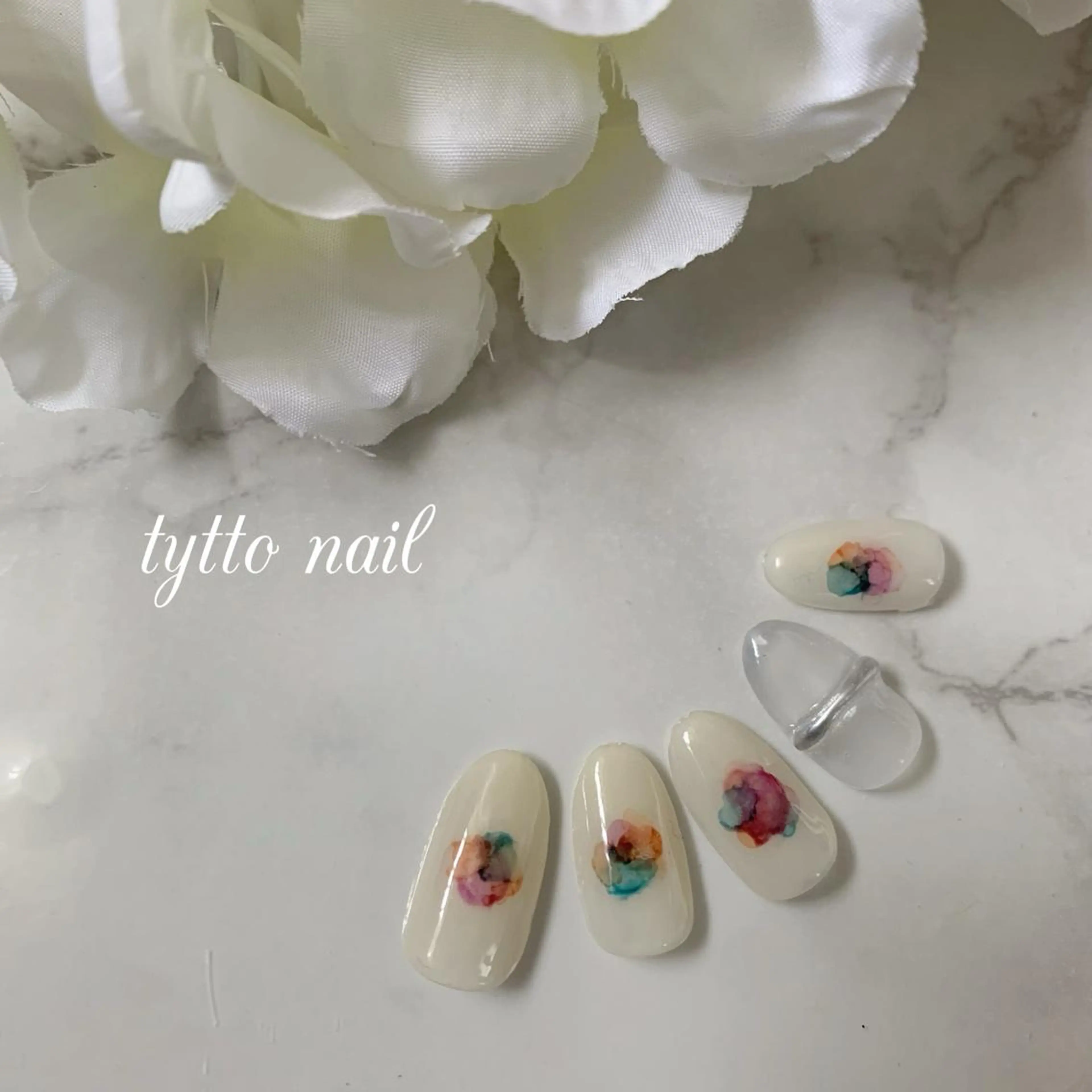 ネイル ミラーネイル ニュアンスネイル ハンドネイル tytto nail ❤︎‪‪eri‪‪のネイルデザイン