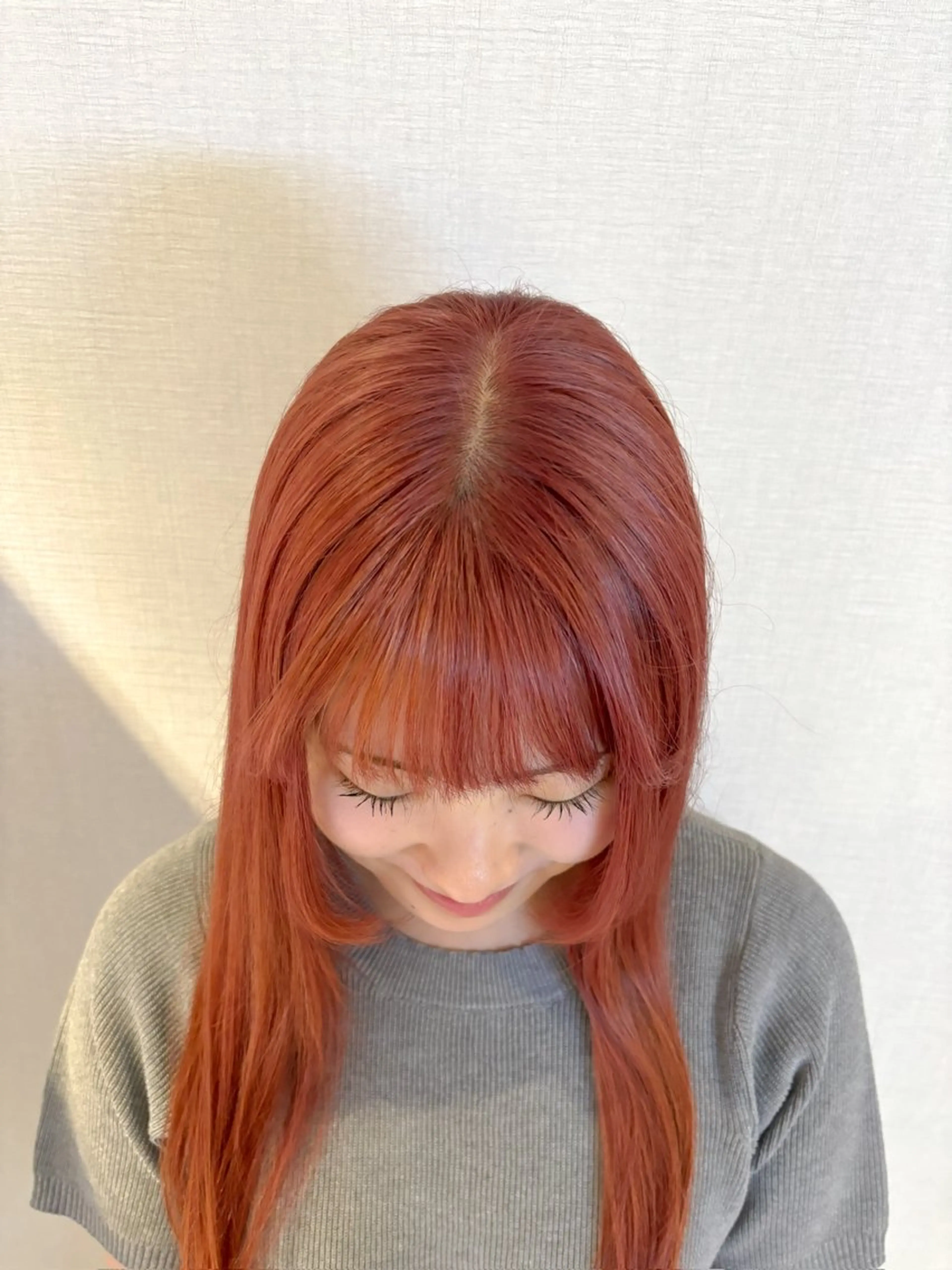 ロング カラー ブリーチ ピンクカラー [amu]kaho /メンズカット🧃のヘアスタイル