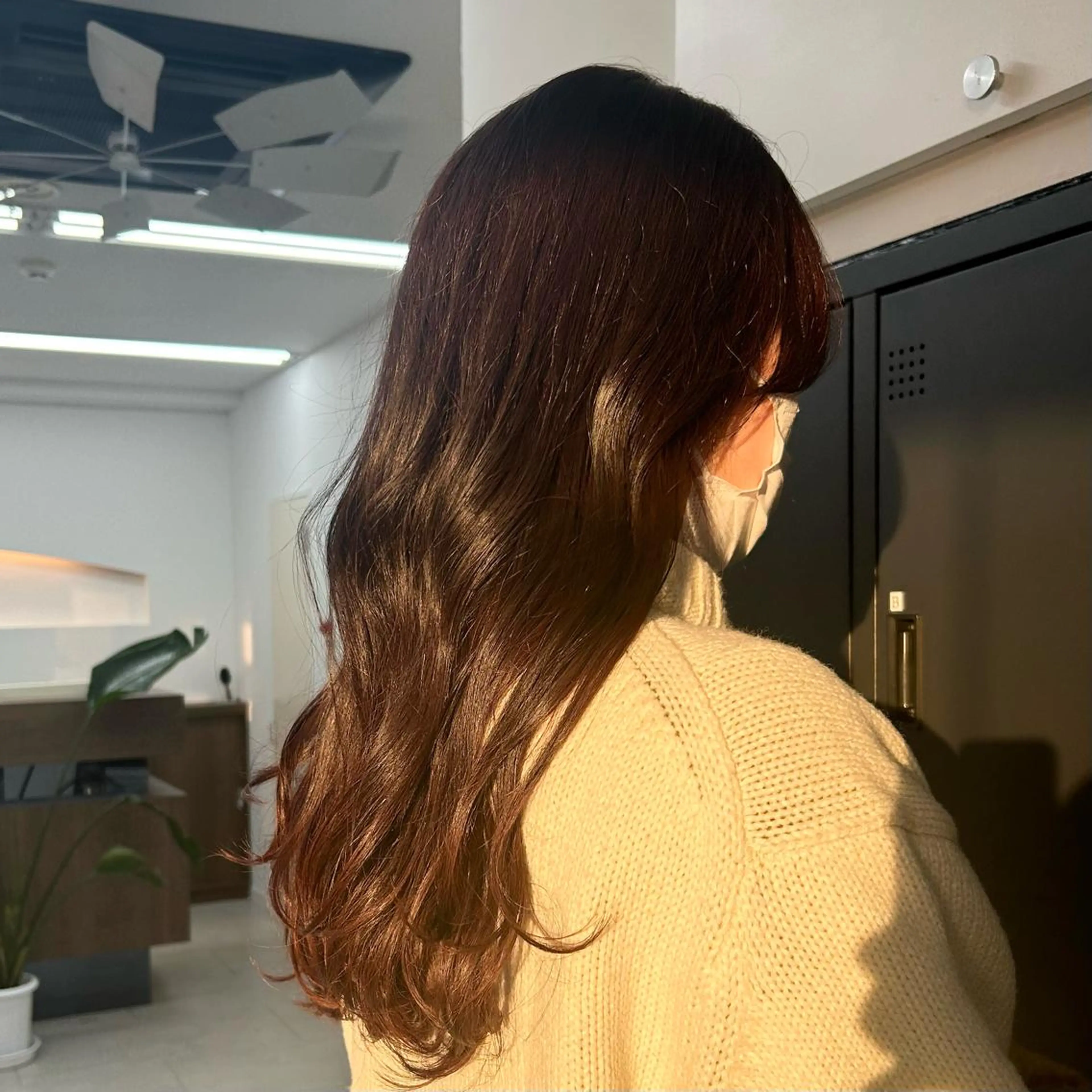 ロング ダブルカラー/韓国 ヘア/さわのあかねのヘアスタイル