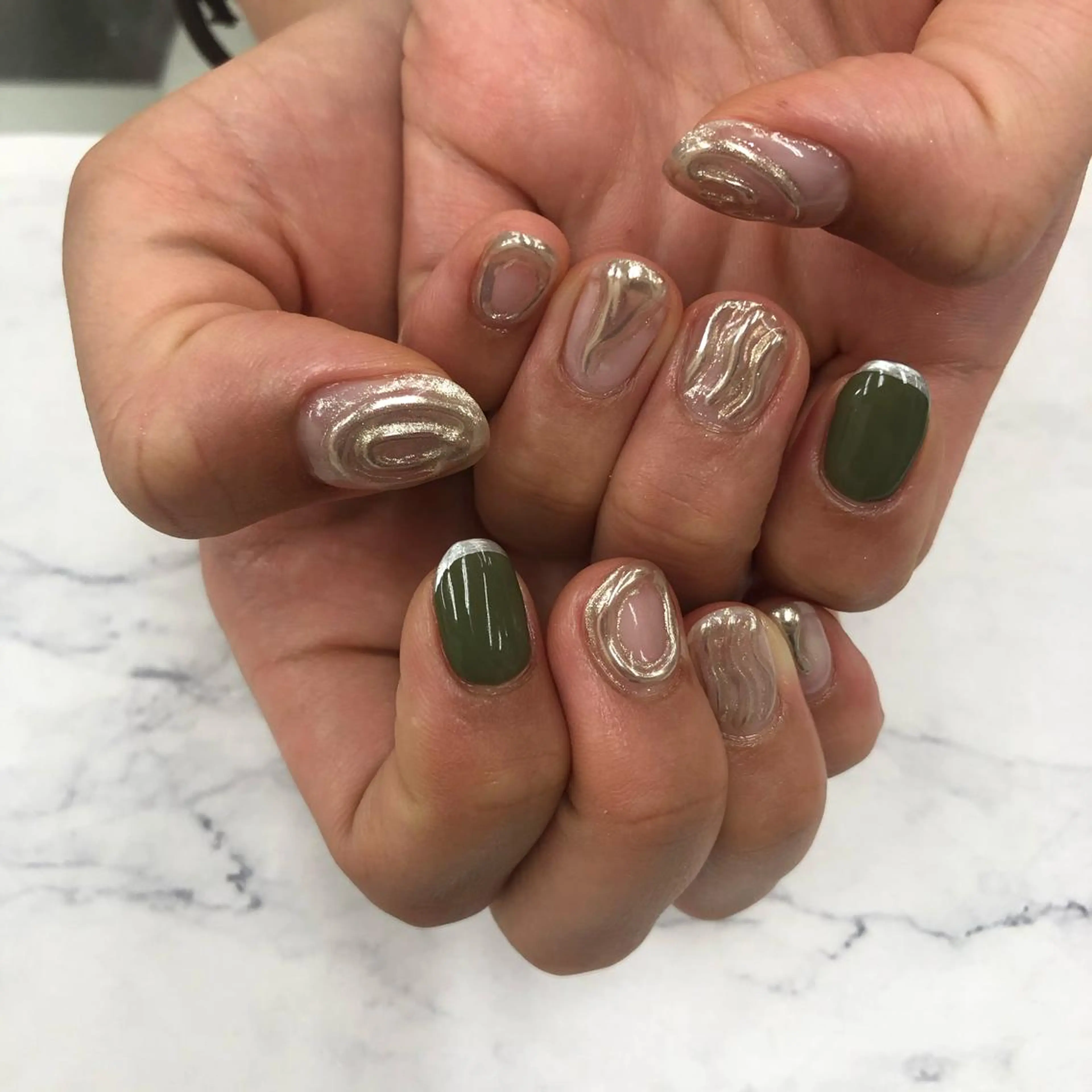 ネイル ニュアンスネイル amore Dのネイルデザイン