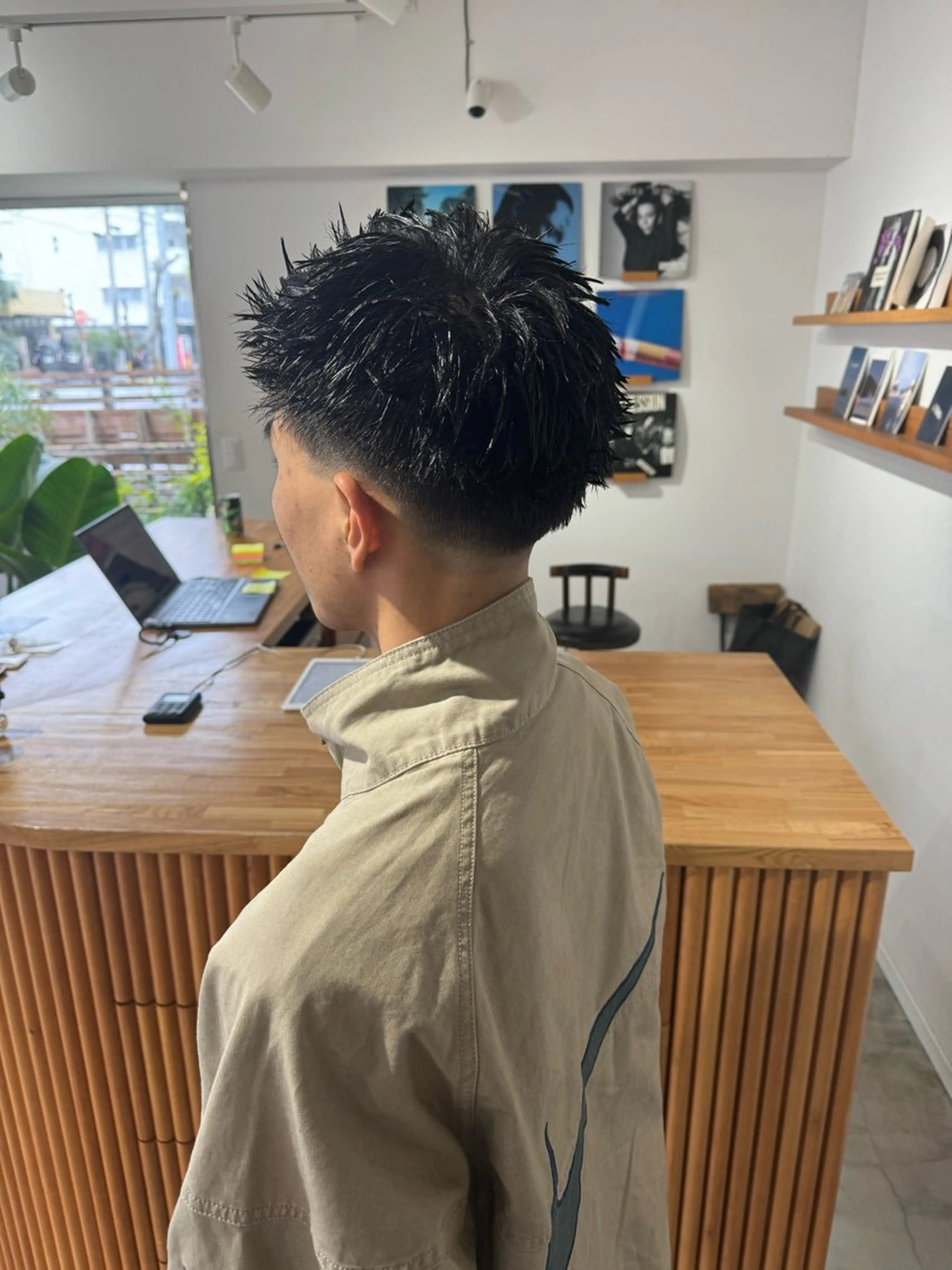 メンズ スパイキーショート KOU×北谷× BY MY SIDEのヘアスタイル