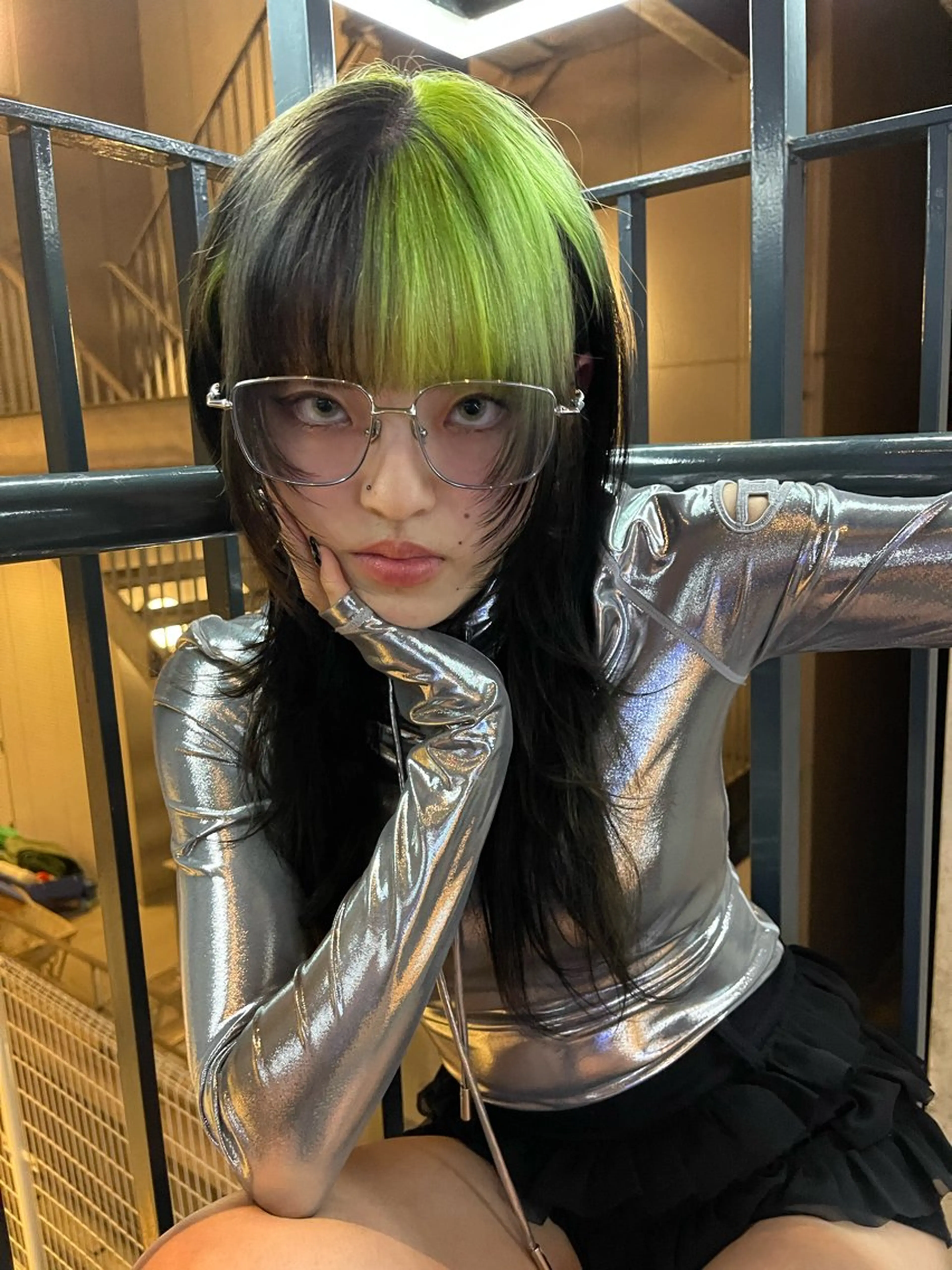 ロング カラー ベージュカラー ブリーチ ケアブリーチ デザインカラー ダブルカラー 宮崎　達也 ブリーチ／レイヤーのヘアスタイル
