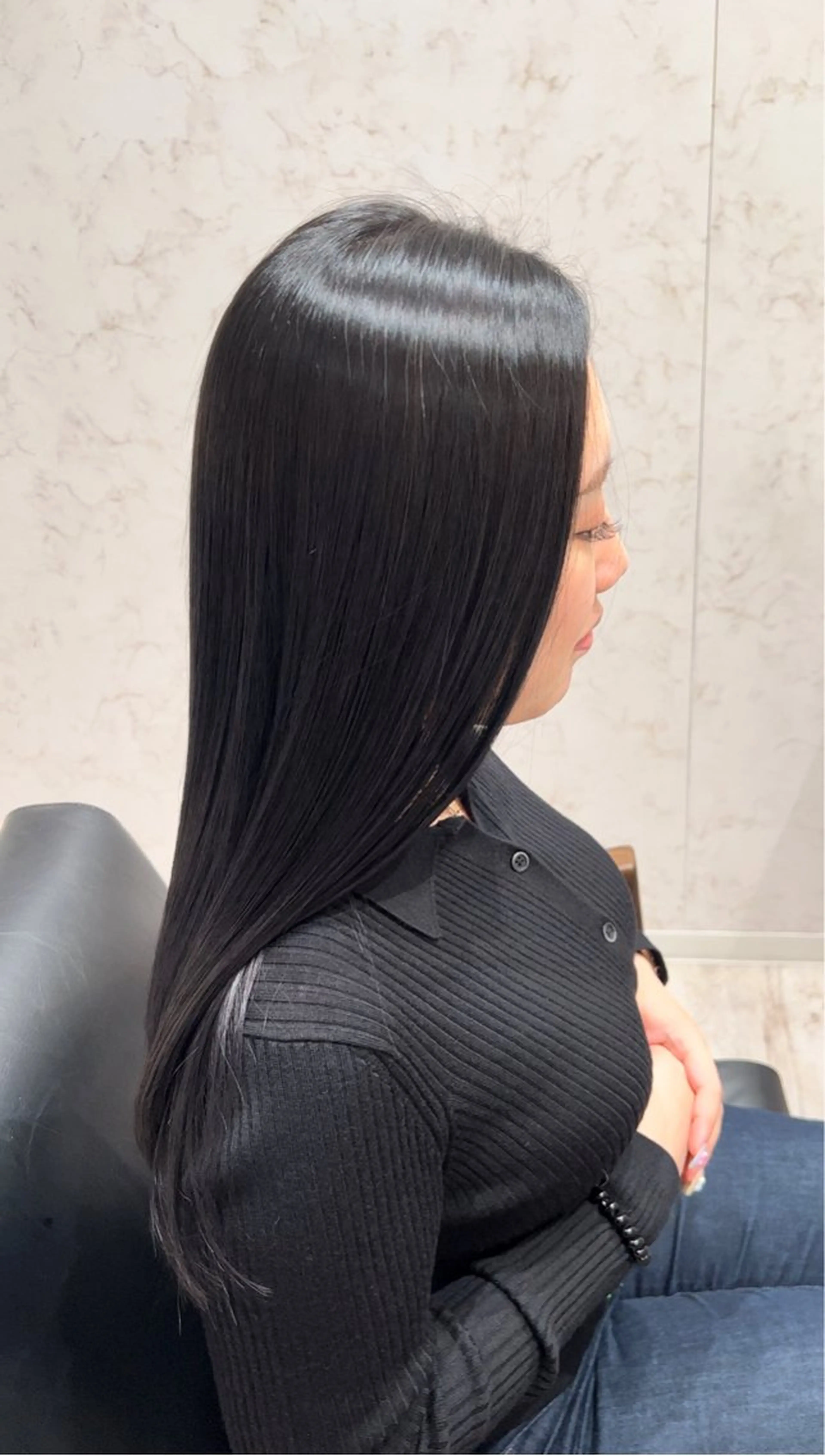 ロング 髪質改善ストレート /髪質改善/中内寛太のヘアスタイル
