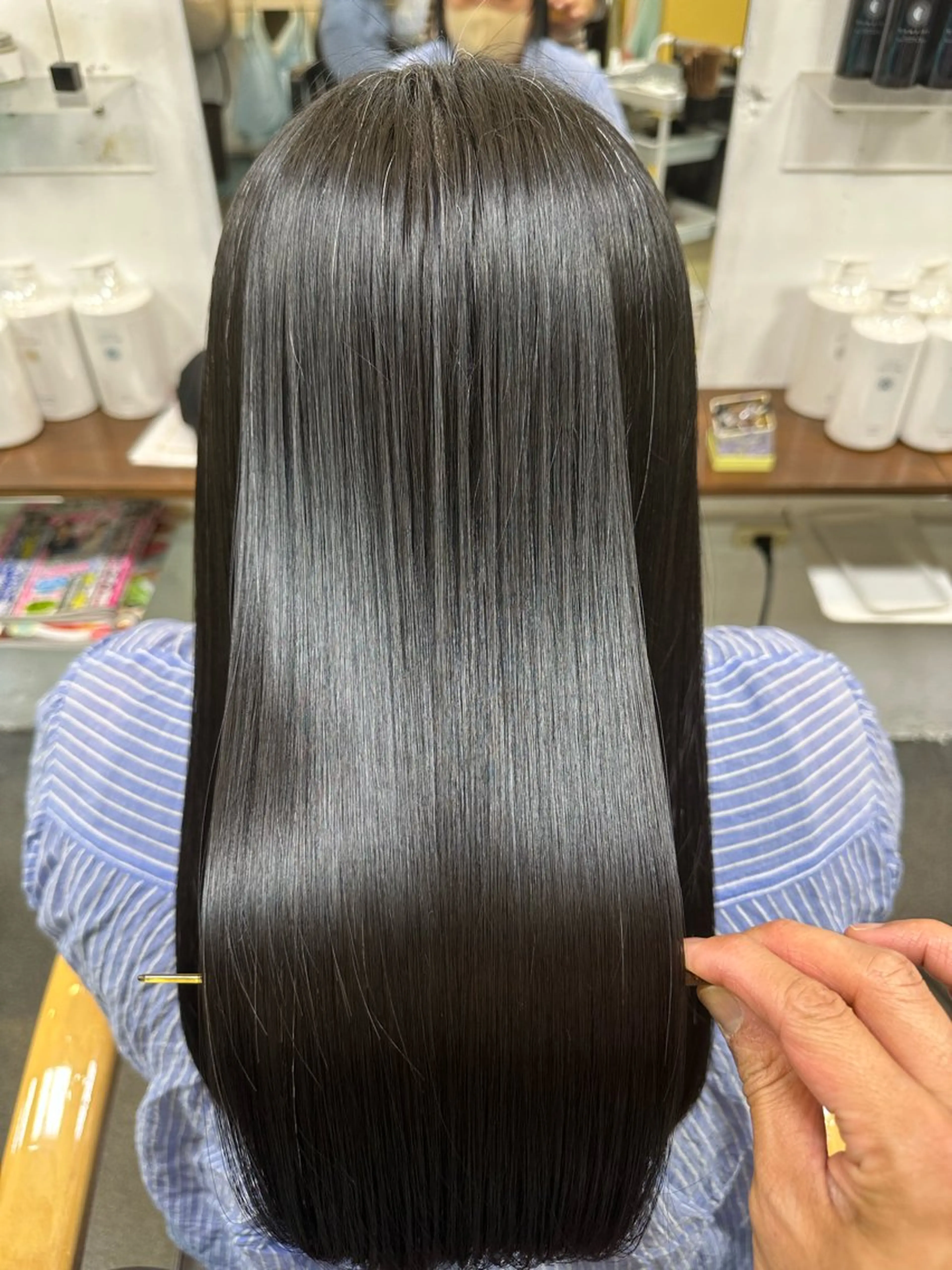 ロング 髪質改善 カット トリートメント 【髪質改善】に特化 オリーブオイルクラブのヘアスタイル