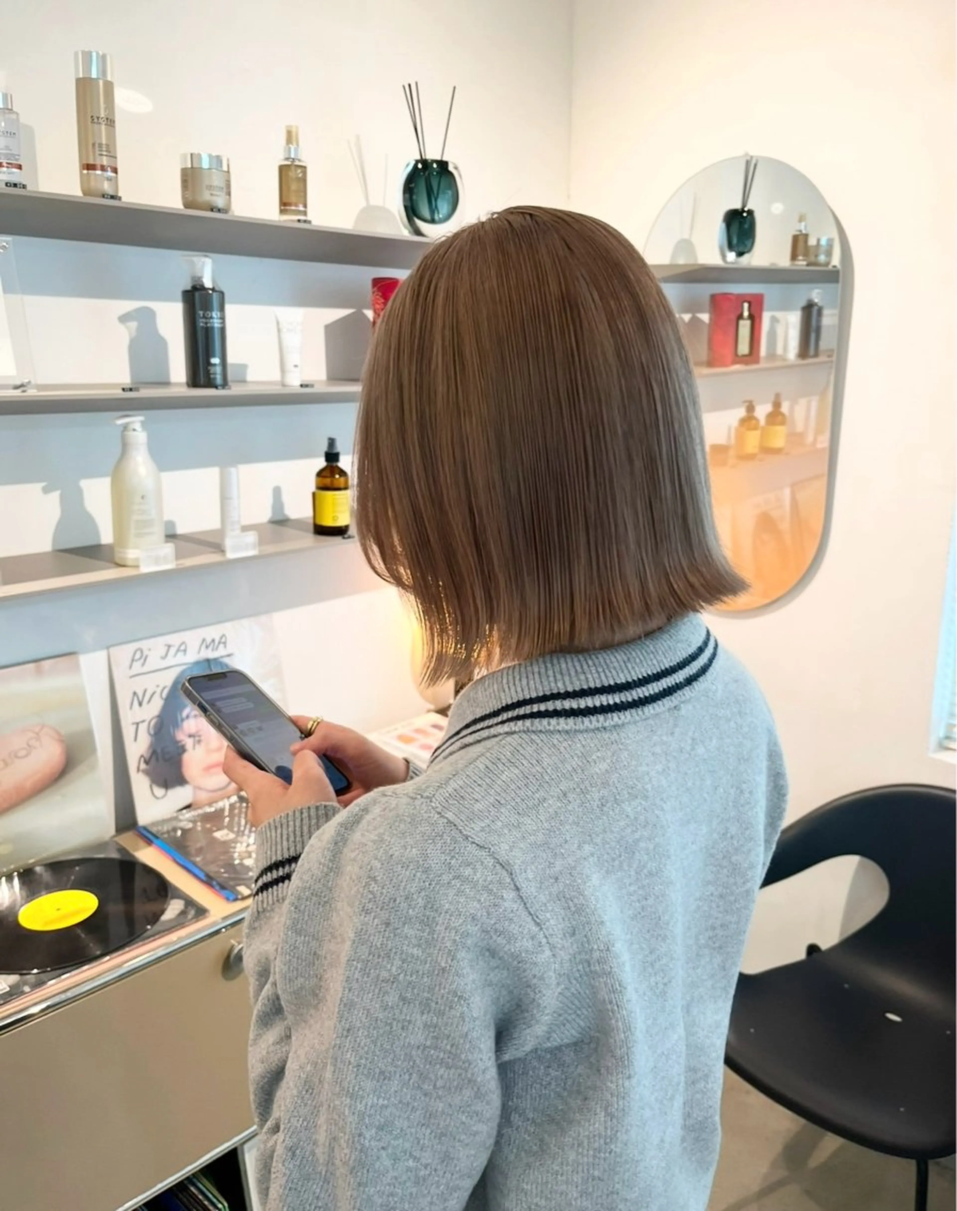 カラー グレージュ ヘアカラー Sunny side所属・みゆう 🎀のヘアスタイル