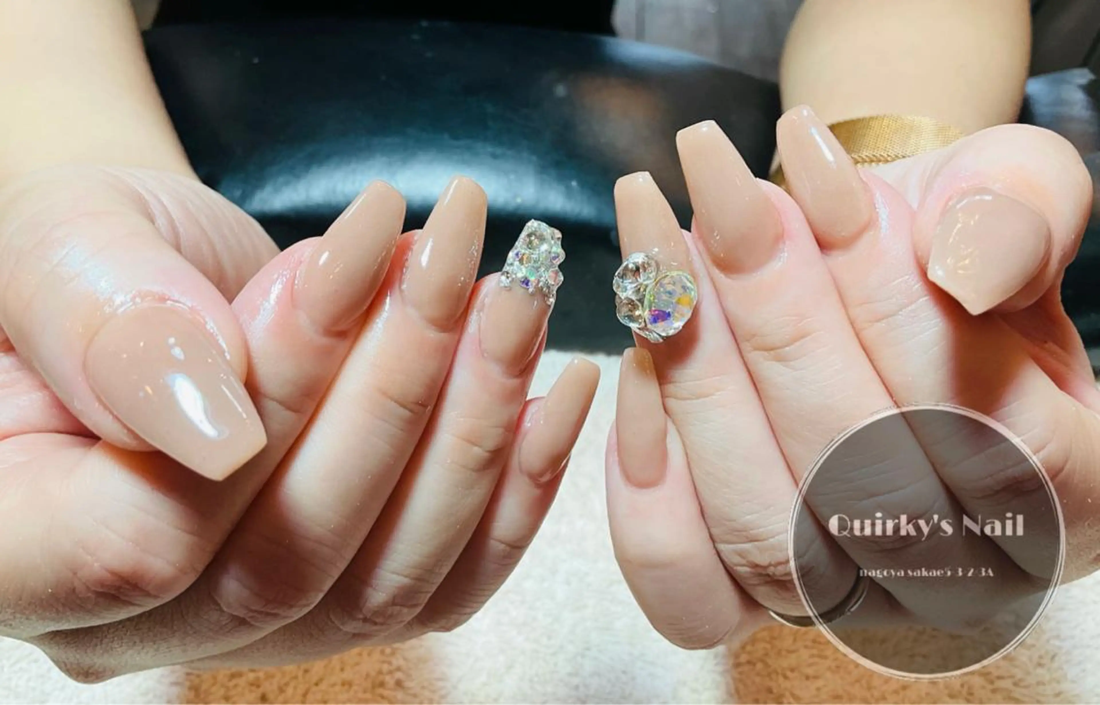 ネイル ブラウン Quirky's Nail【栄店】のネイルデザイン