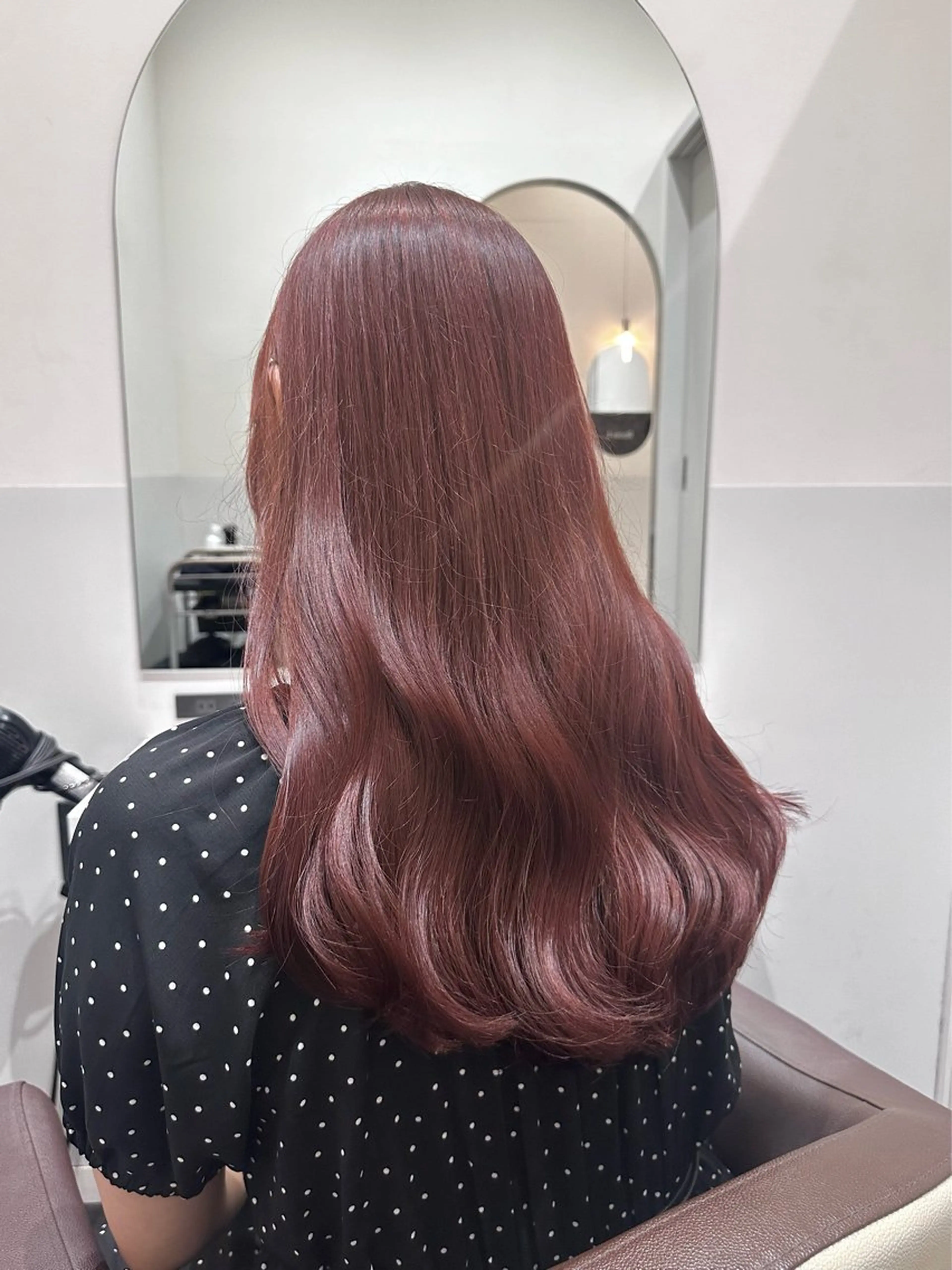 ロング カラー ブリーチ ラベンダーカラー ブリーチなしカラー ピンクカラー ピンクラベンダー ヘアカラー トリートメント LUMO所属・矢野 晃平のヘアスタイル