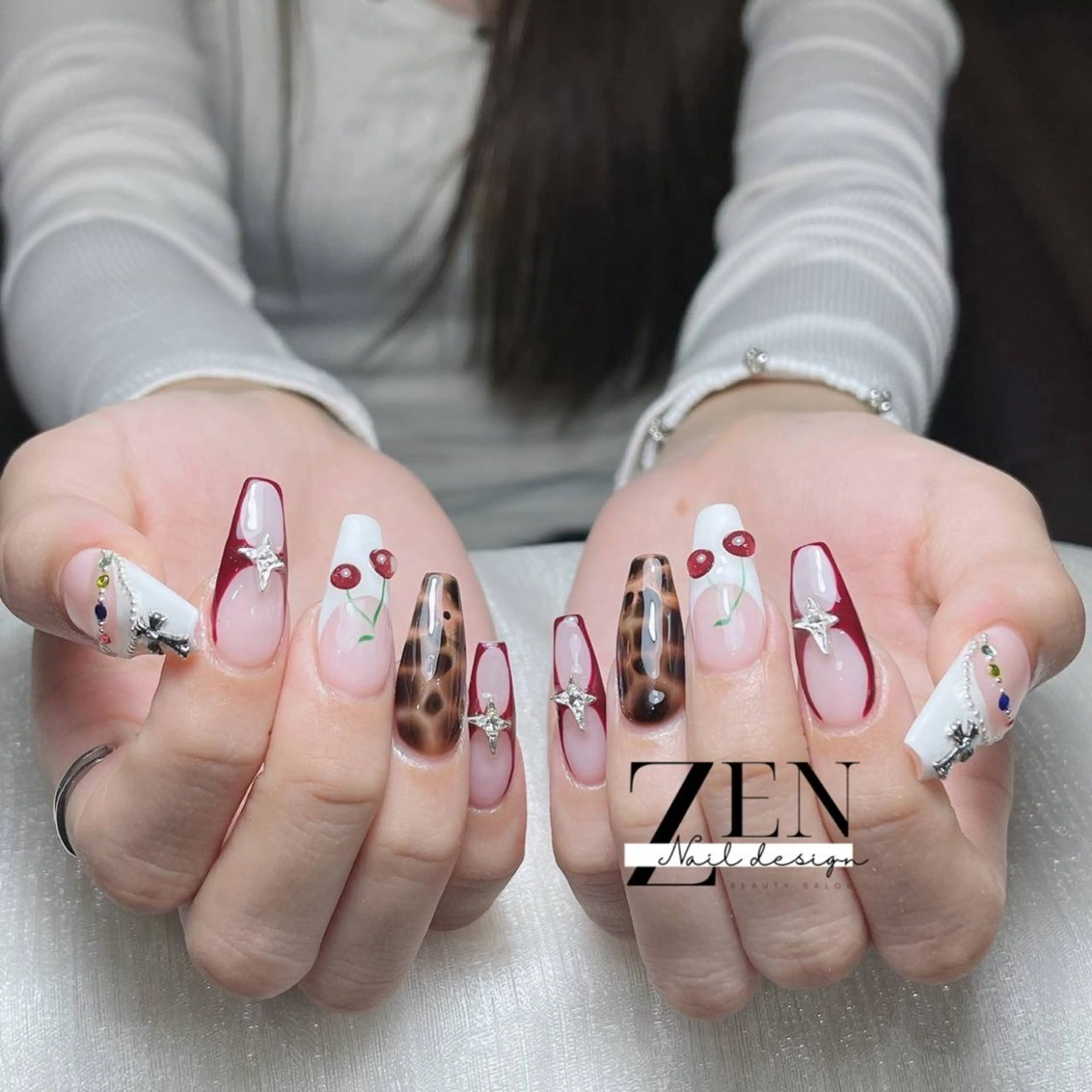ネイル 持ち込み スカルプネイル ネイルチップ ハンドネイル Zen Nail Designのネイルデザイン