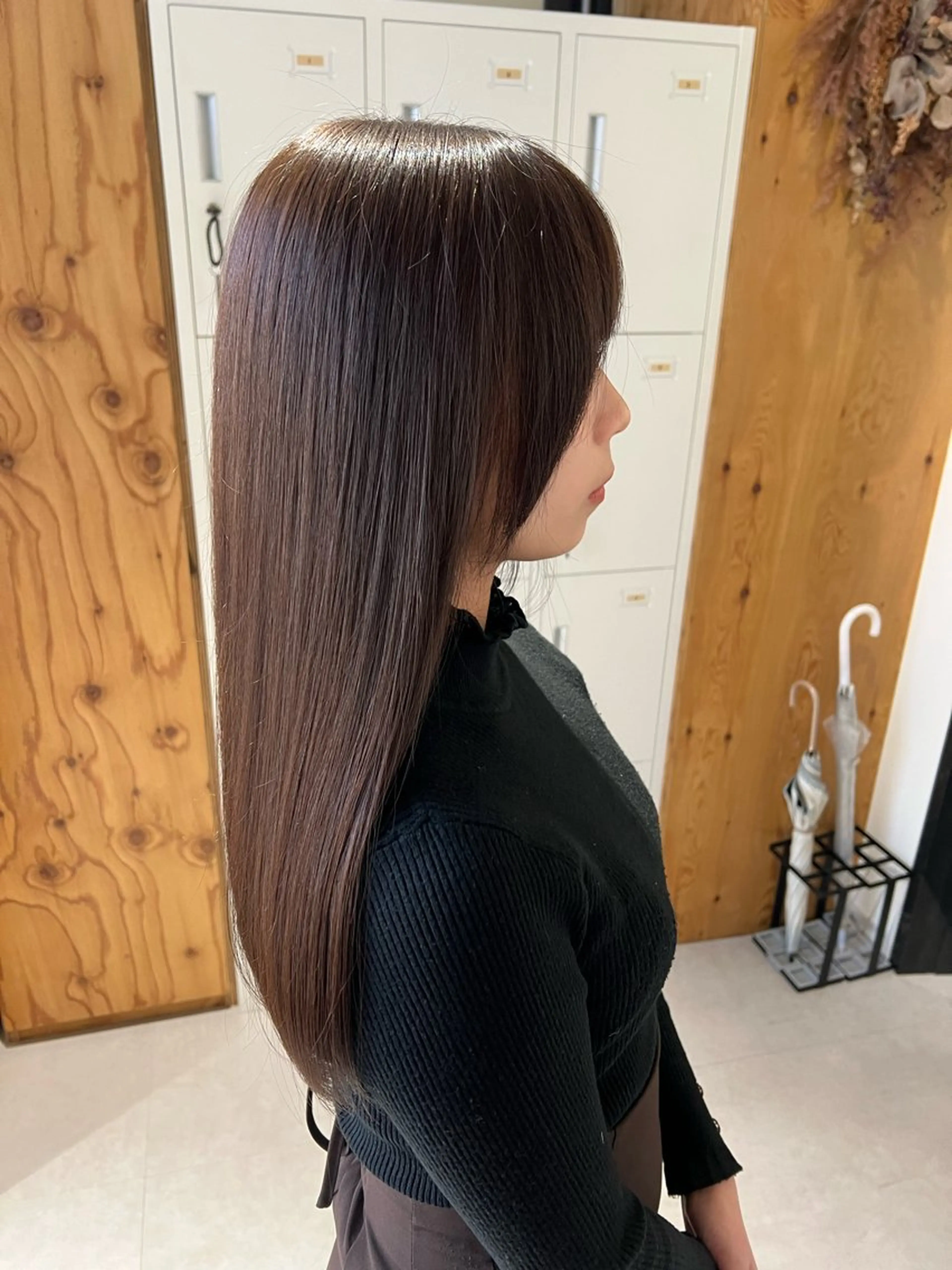 ロング カラー ブラウンカラー 透明感カラー イルミナカラー ヘアカラー 梅田/顔周りカット /ボブ/RINKAのヘアスタイル