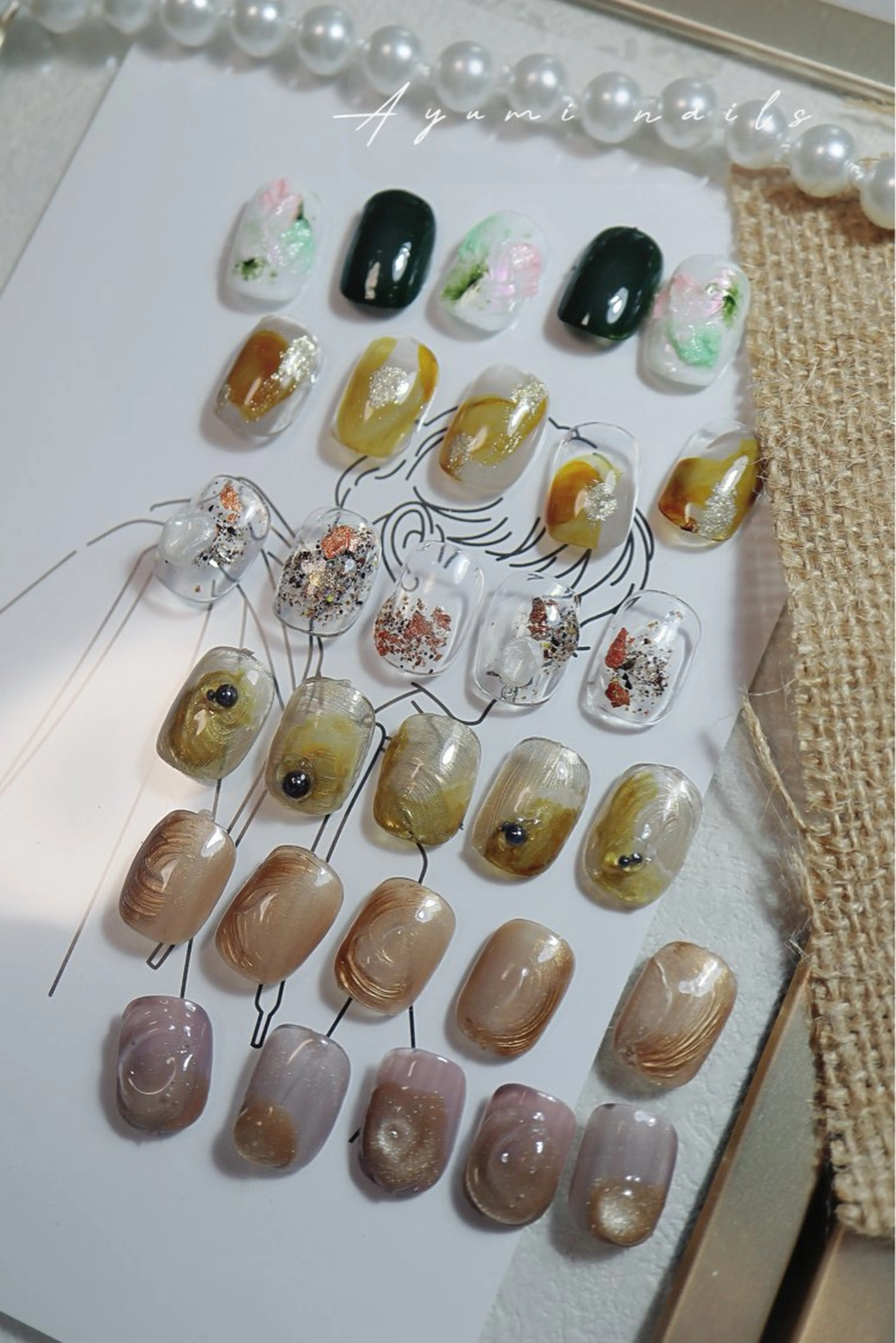 ネイル ニュアンスネイル ハンドネイル Ayumi nails川崎店のネイルデザイン