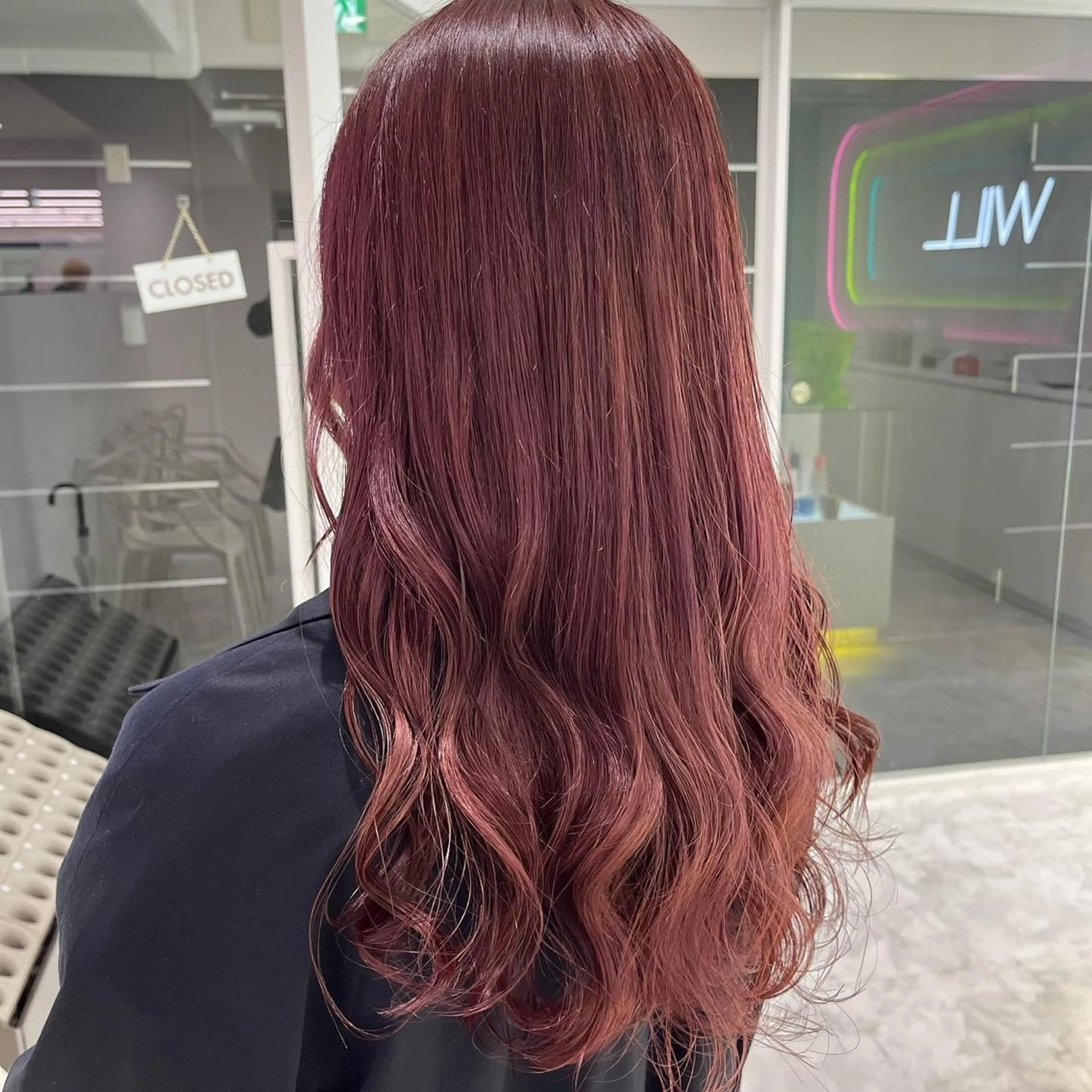 セミロング ヘアカラー ヘッドスパ ヘアセット I S所属・🌿透明感カラー‪ 縮毛矯正✨かずきのヘアスタイル