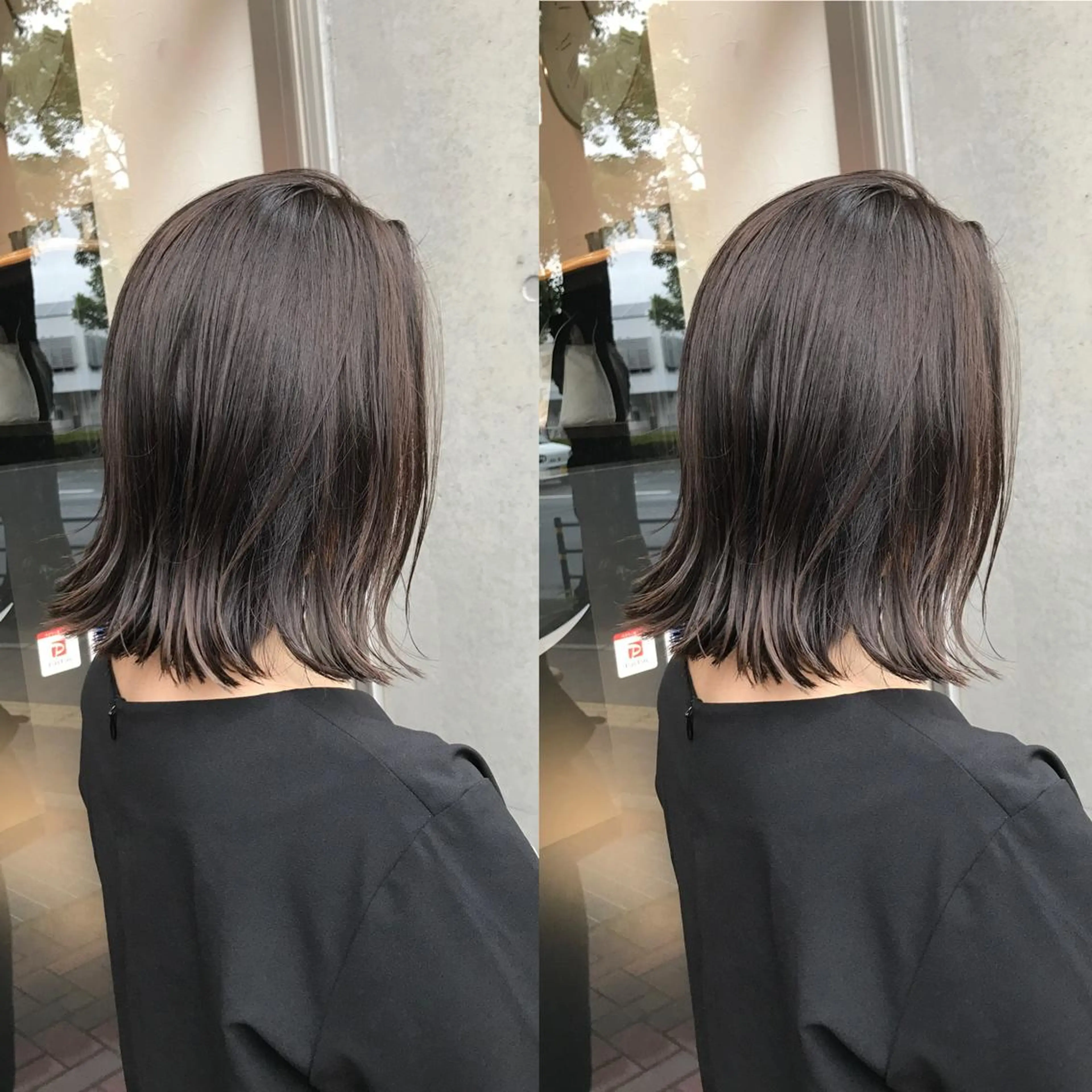 ミディアム 切りっぱなしロブ kiitos (キートス)所属・原田 貢太郎のヘアスタイル