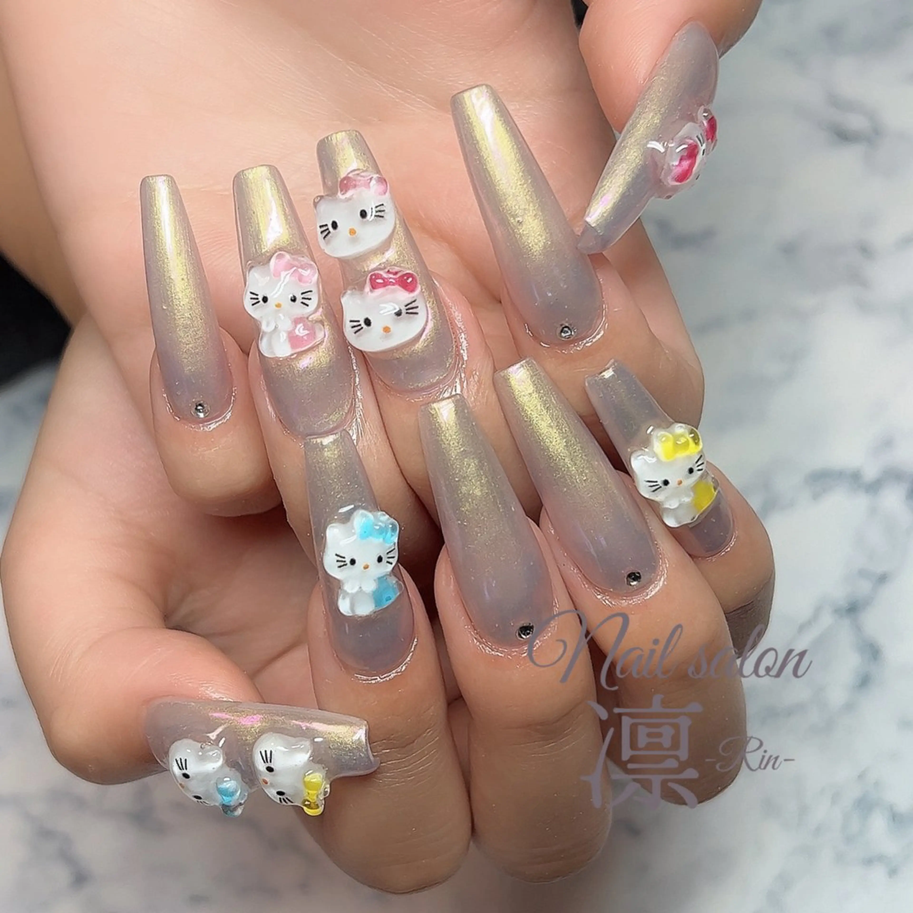 ネイル スカルプネイル private salon凛のネイルデザイン