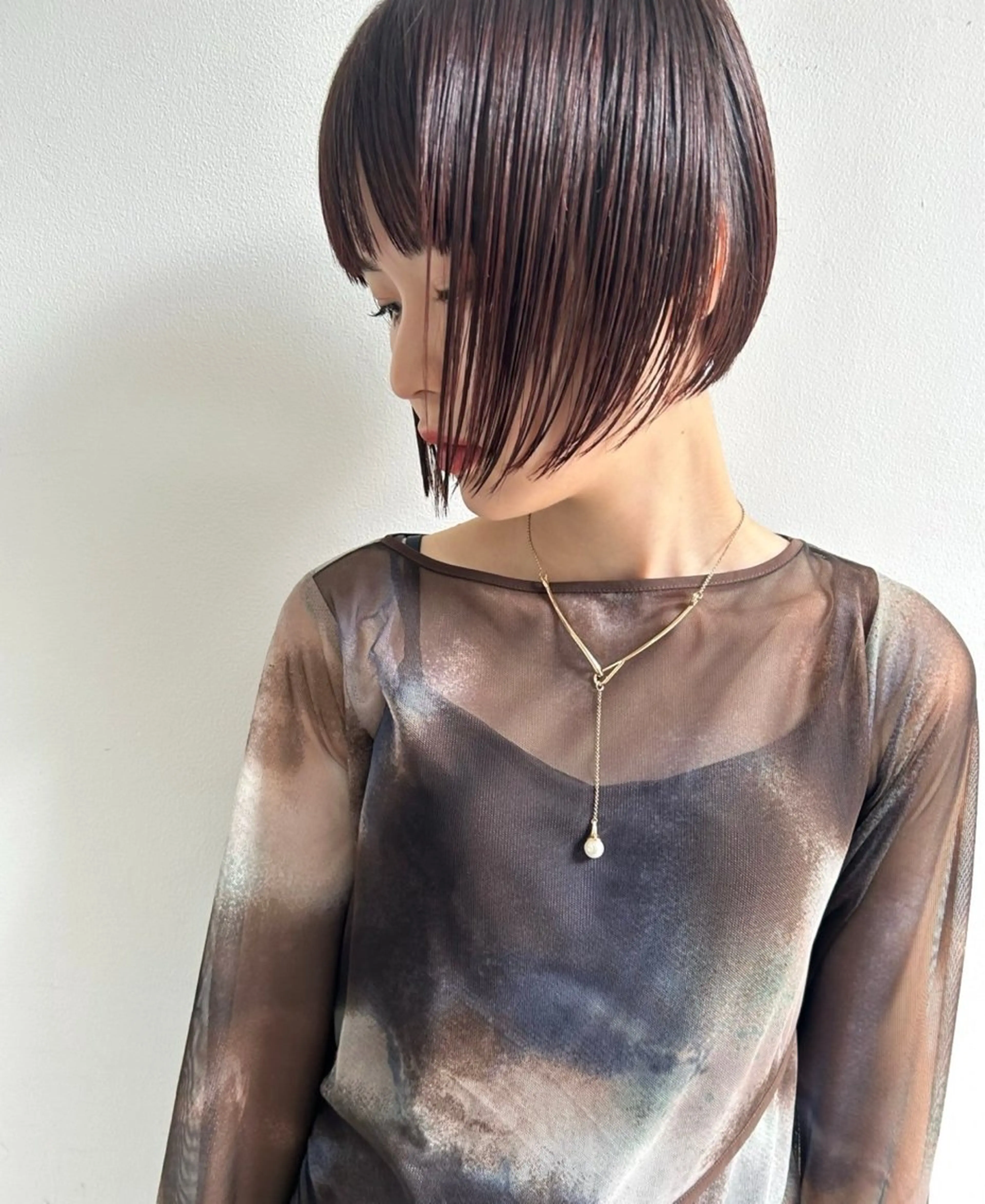 ミディアム ボブ kanoh hinakoのヘアスタイル