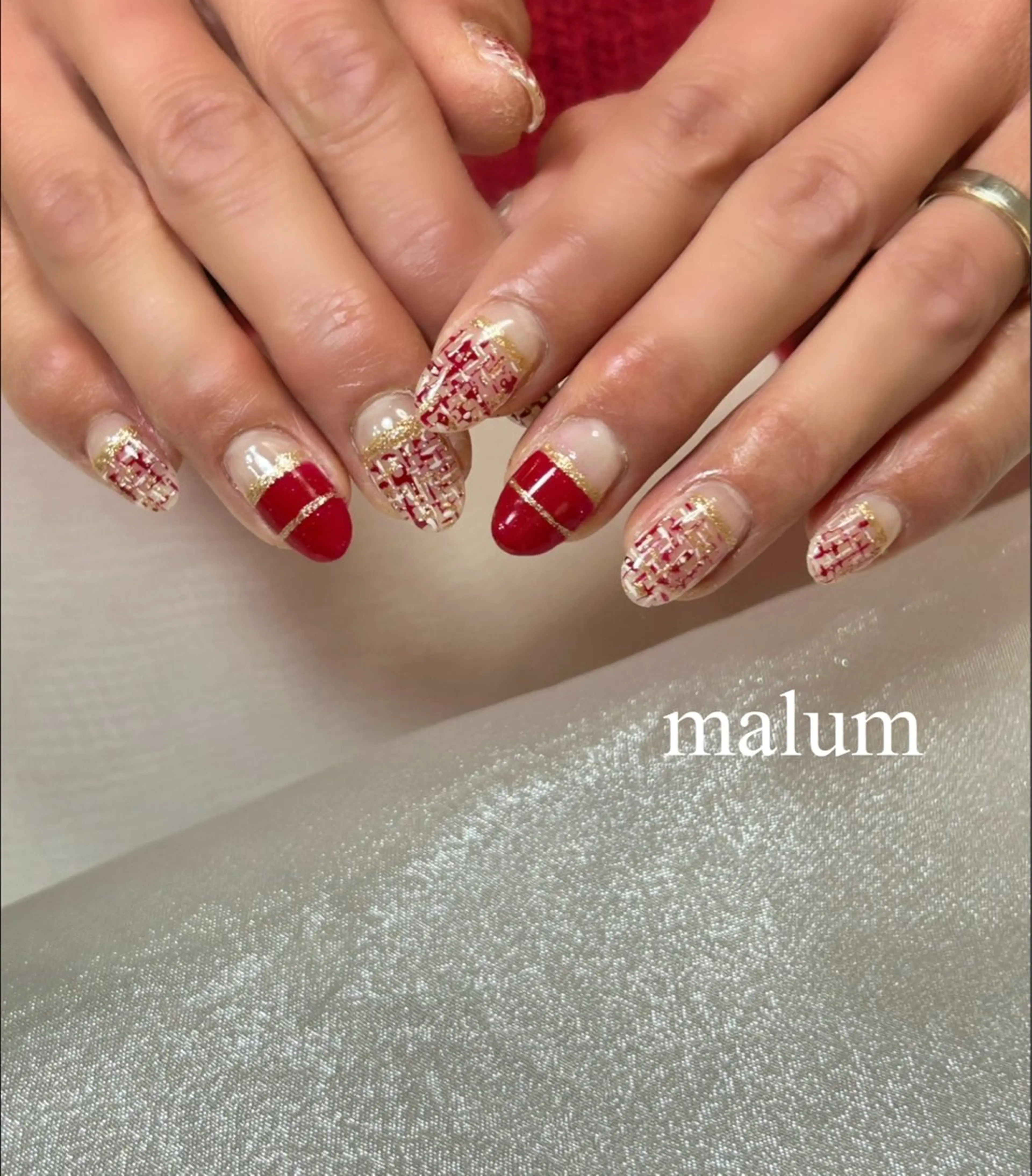ネイル ハンドネイル malum nailのネイルデザイン