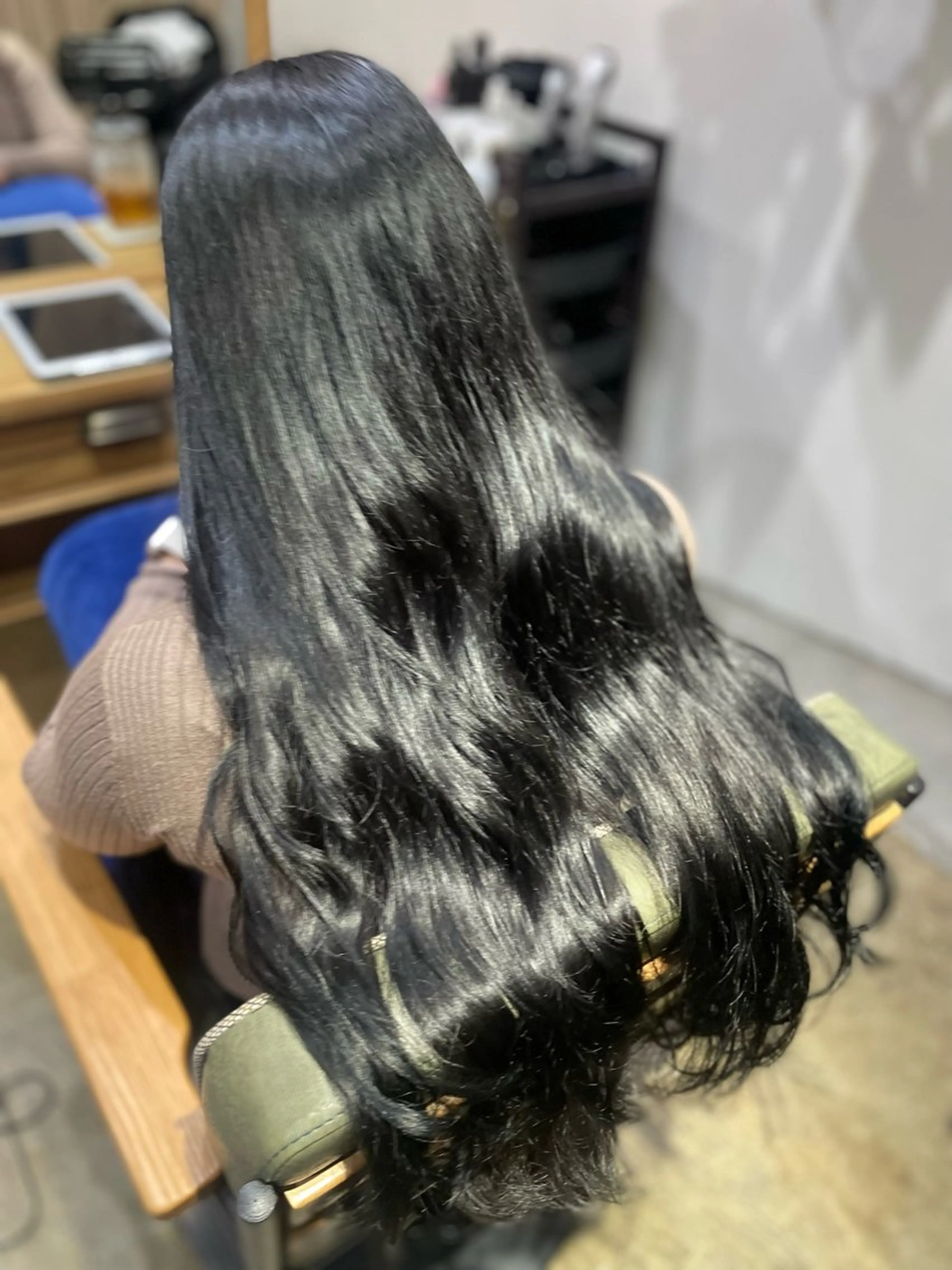 ロング 🖤Keina🖤 大人上品カラー.*˚のヘアスタイル