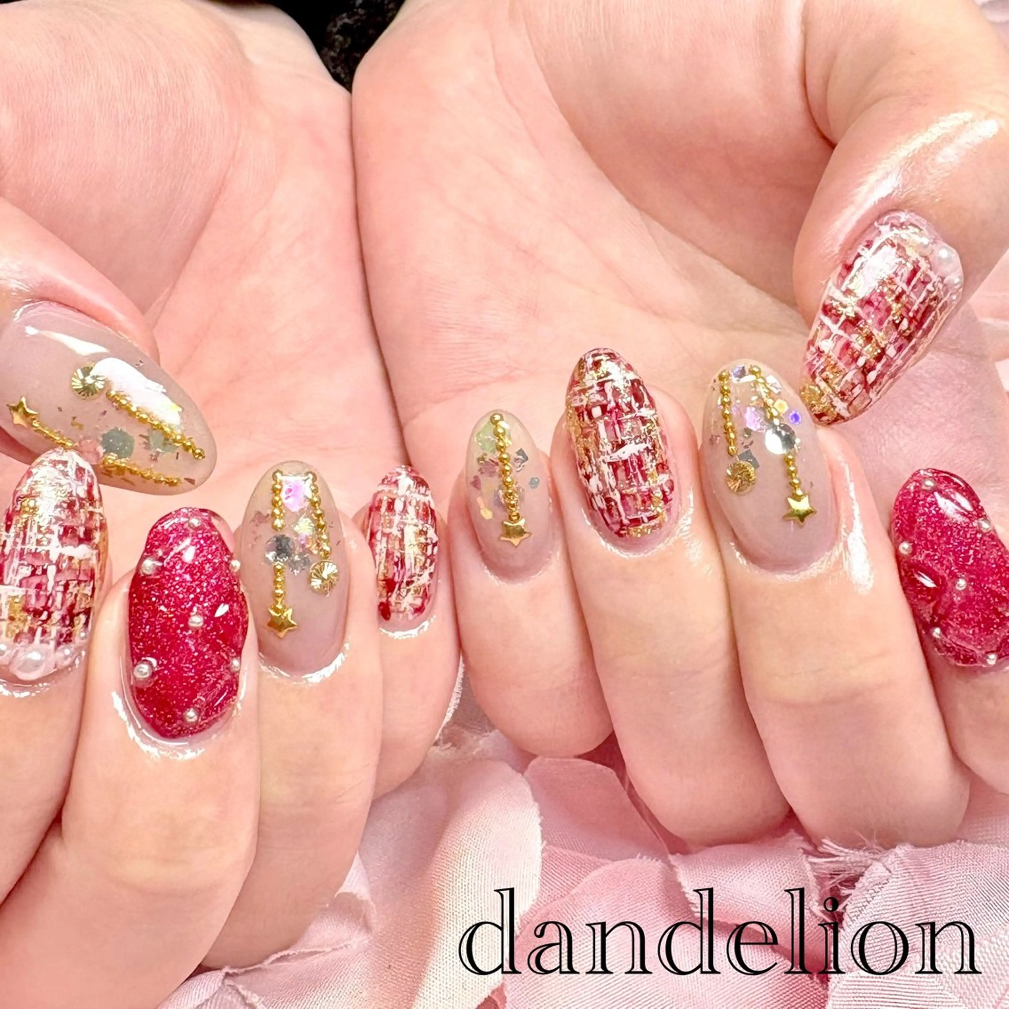 ネイル ハンドネイル ハンドケア dandelion ダンデライオンのネイルデザイン