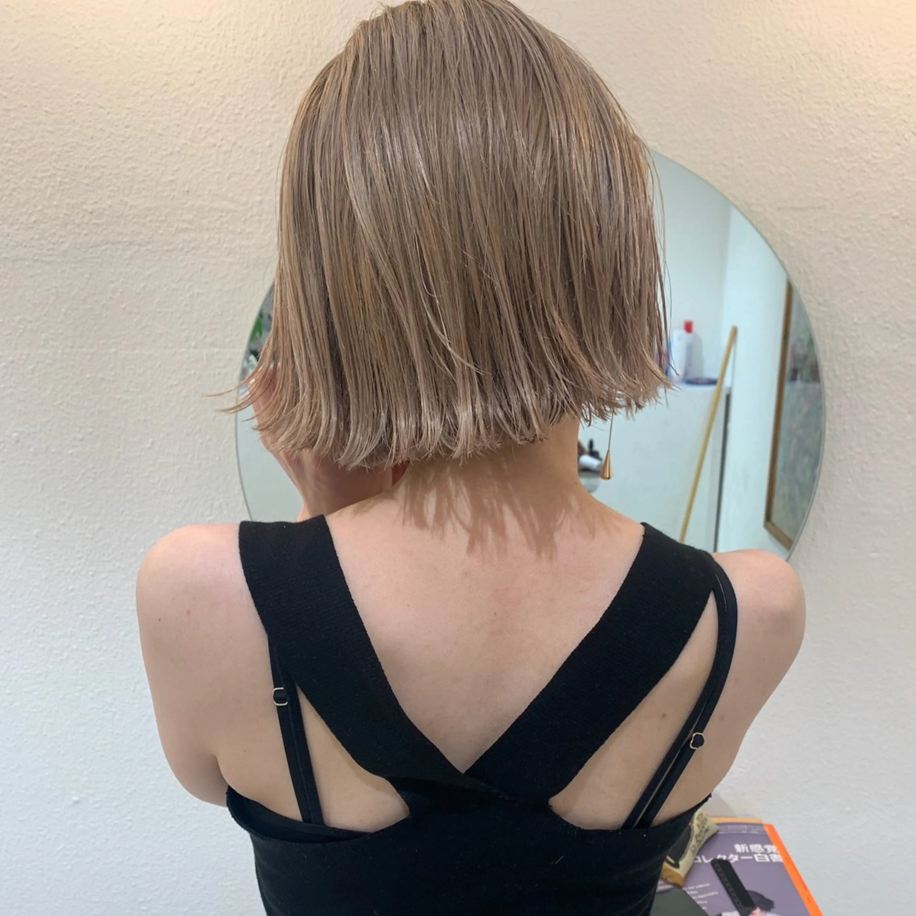 ミディアム カラー ヘアカラー 升方 楓のヘアスタイル