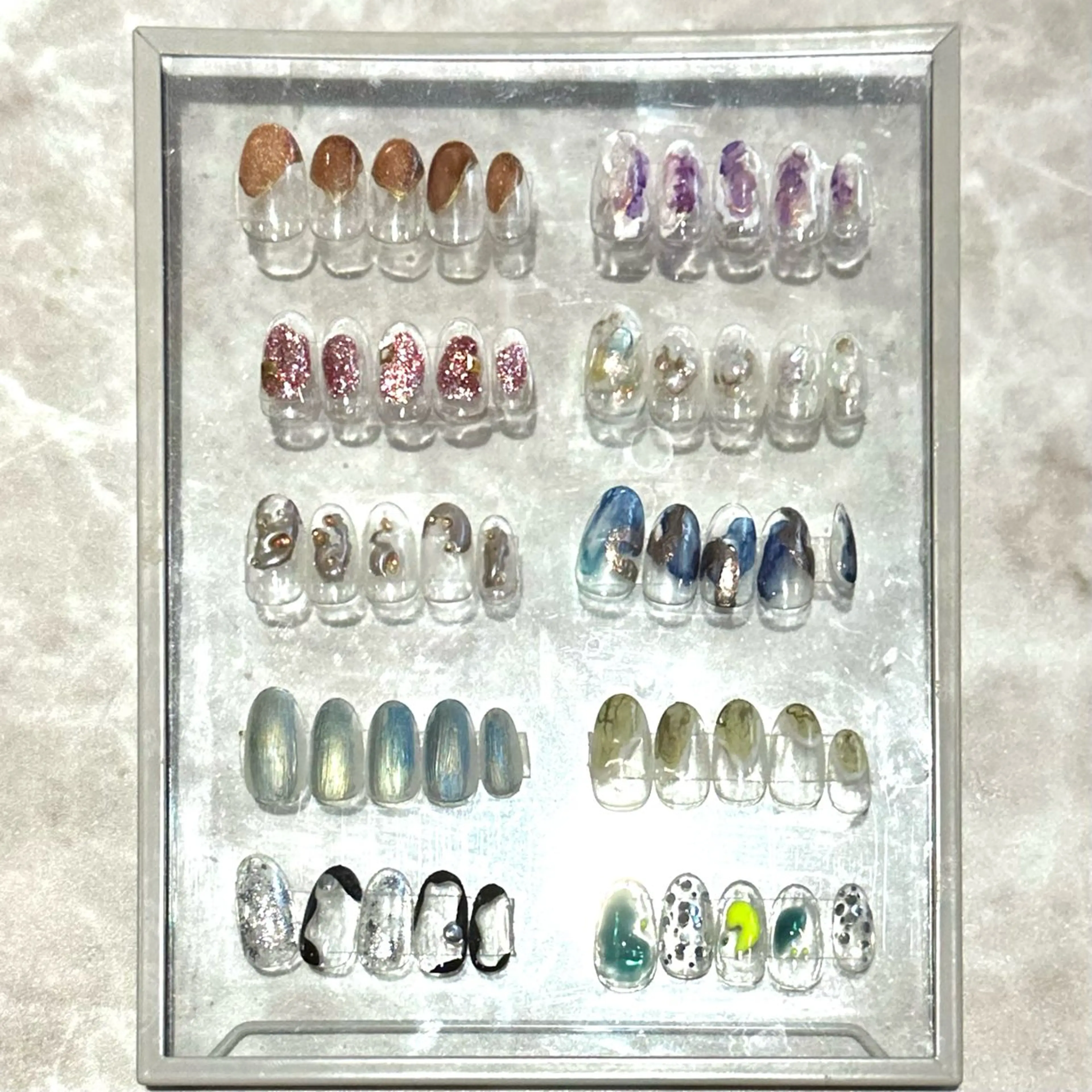 ネイル クリアネイル ニュアンスネイル erinca nail所属・圦本 有紀のネイルデザイン