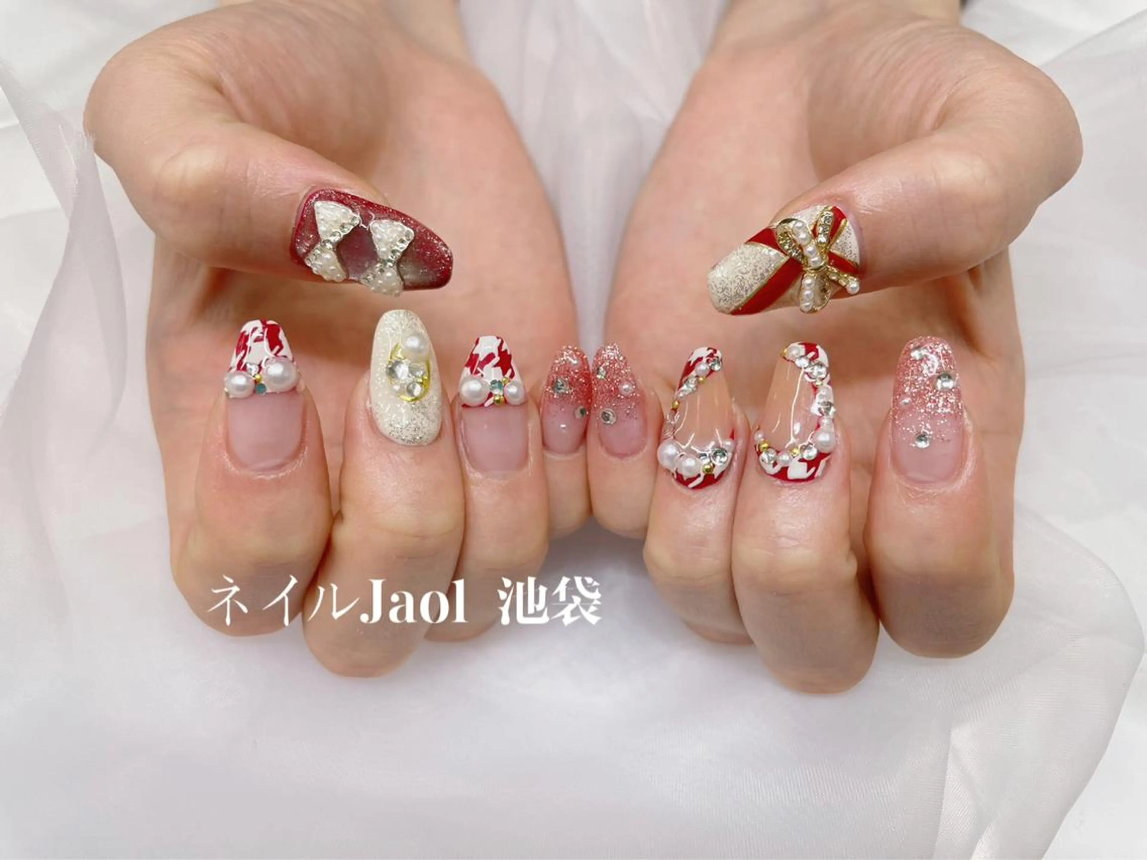 セミロング nail jaol池袋店所属・ネイルJaol 池袋のネイルデザイン