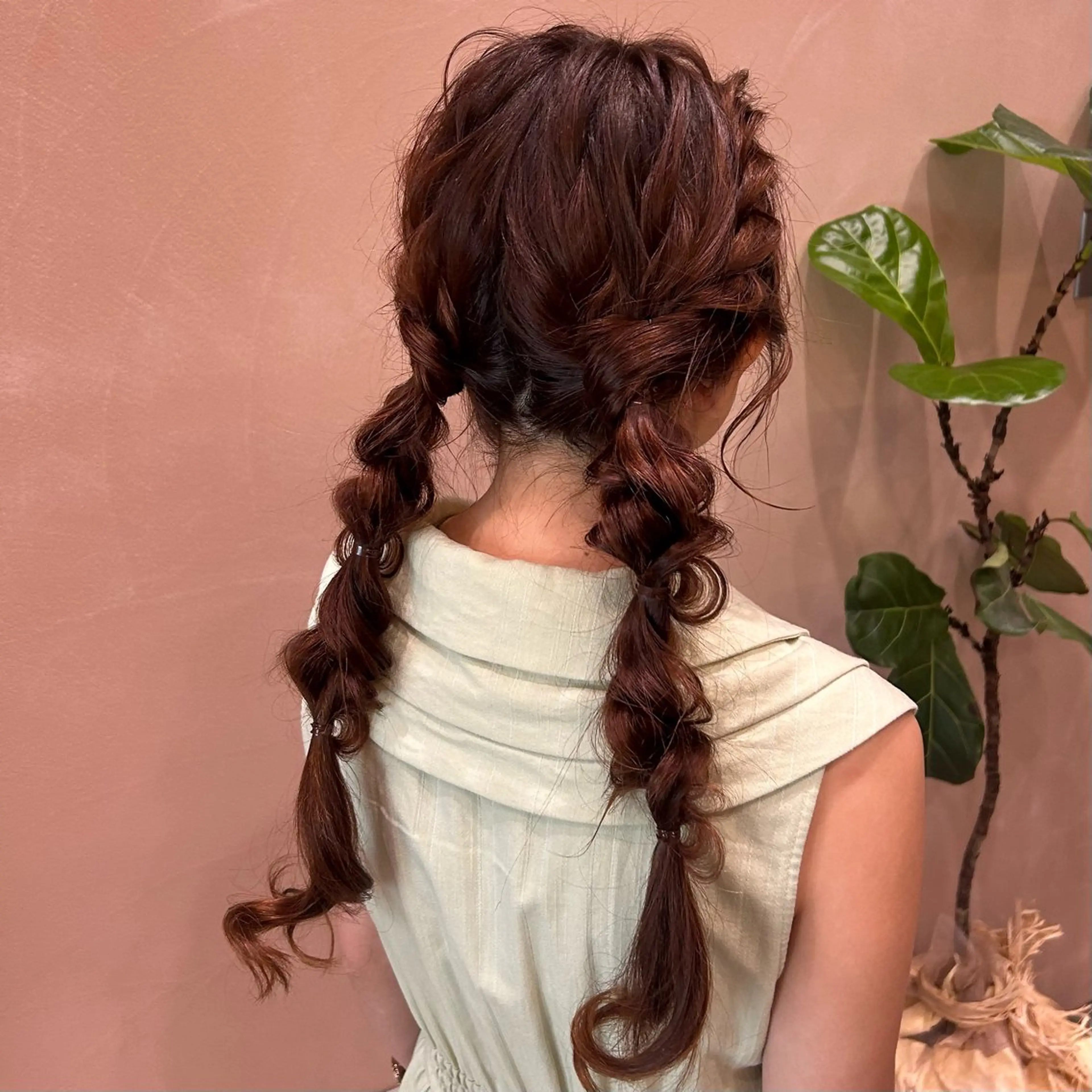 ロング ヘアアレンジ トリートメント ヘアセット 🍏あおい 🍏 似合わせカラーのヘアスタイル