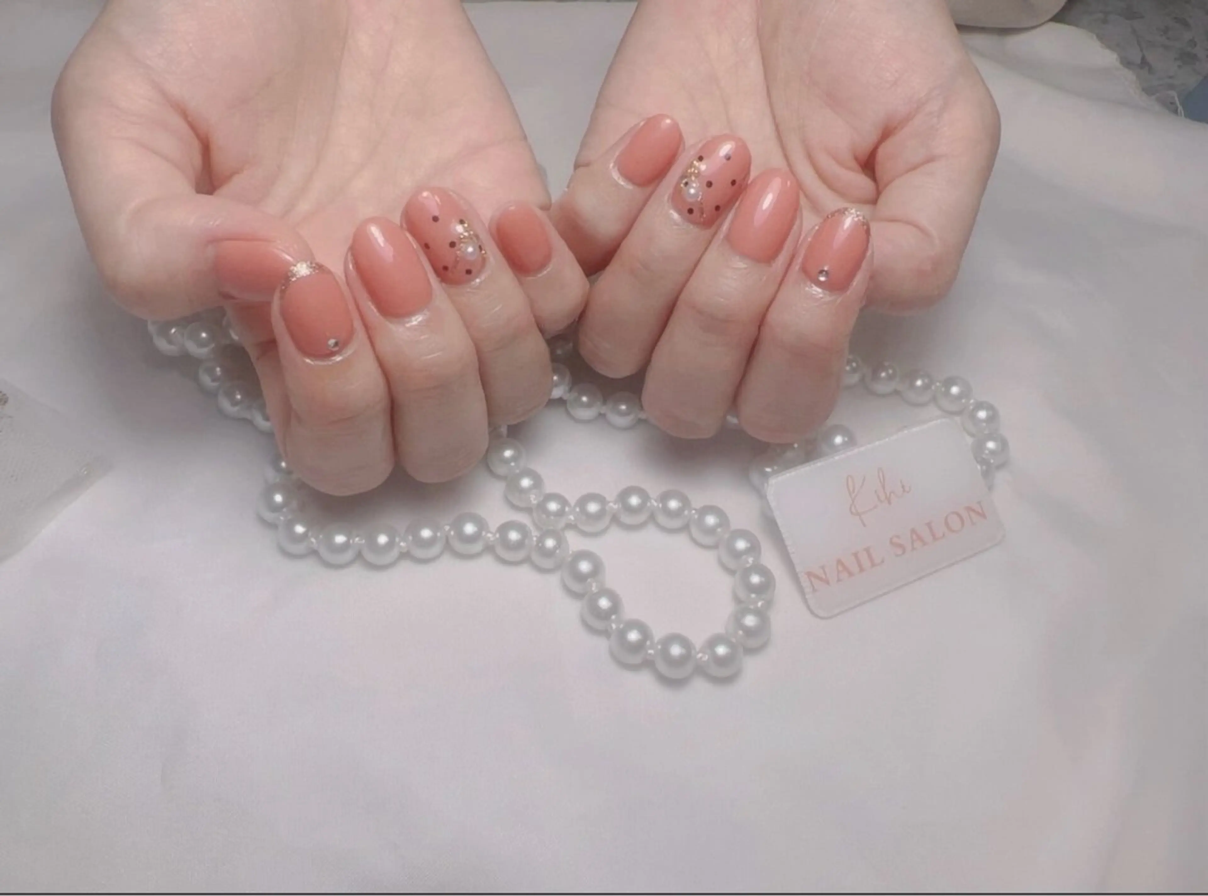 ネイル アートネイル フレンチネイル ジェルネイル グラデーション 韓国ネイル Nail Salon ワンダフルのネイルデザイン