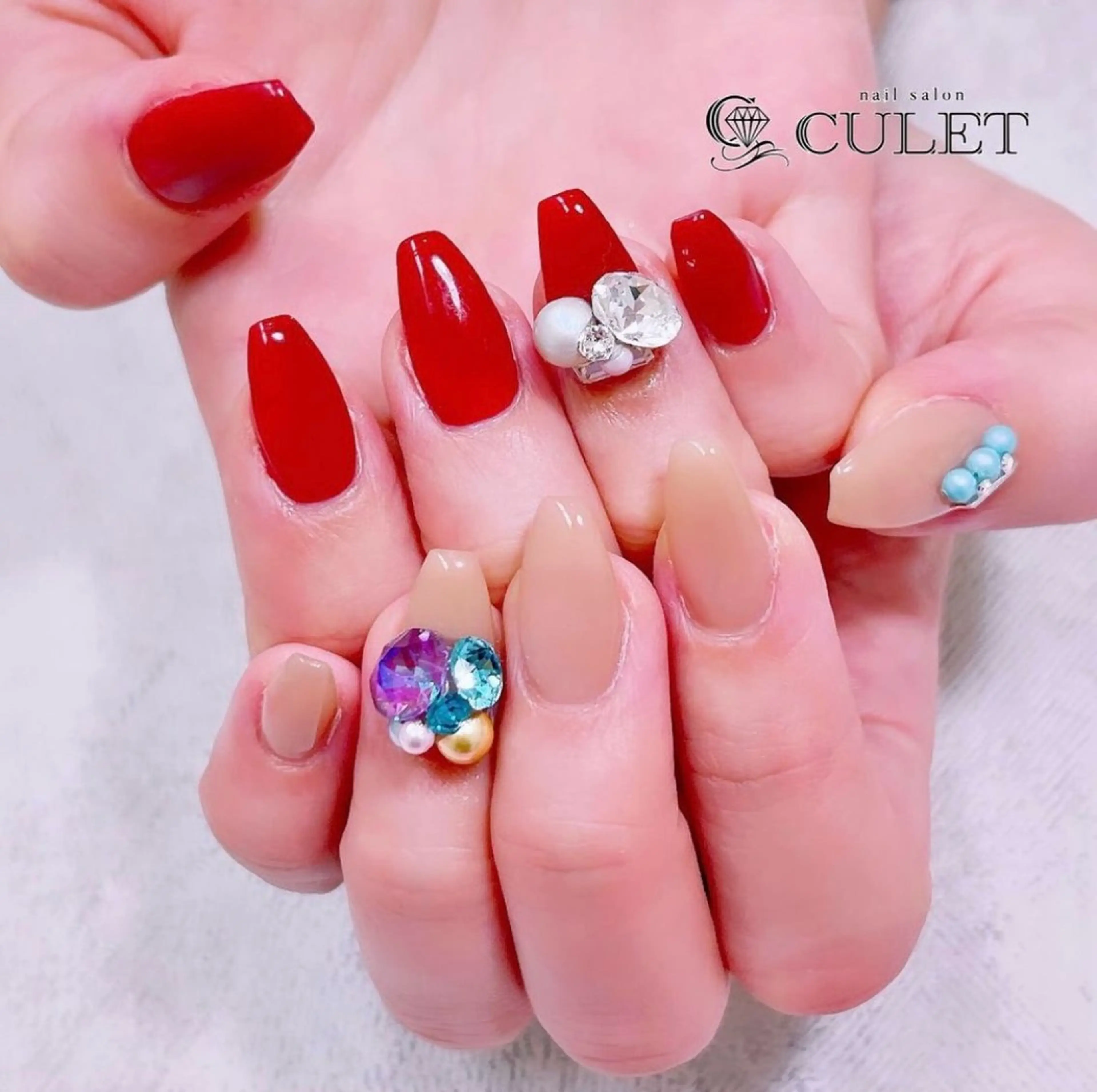 平日限定❤️‍🔥ハンド選べる600種類カラー🩵🩷🎨ワンカラーorグラデーション💅🏻❤️（✨ラメ掛けok✨)の写真