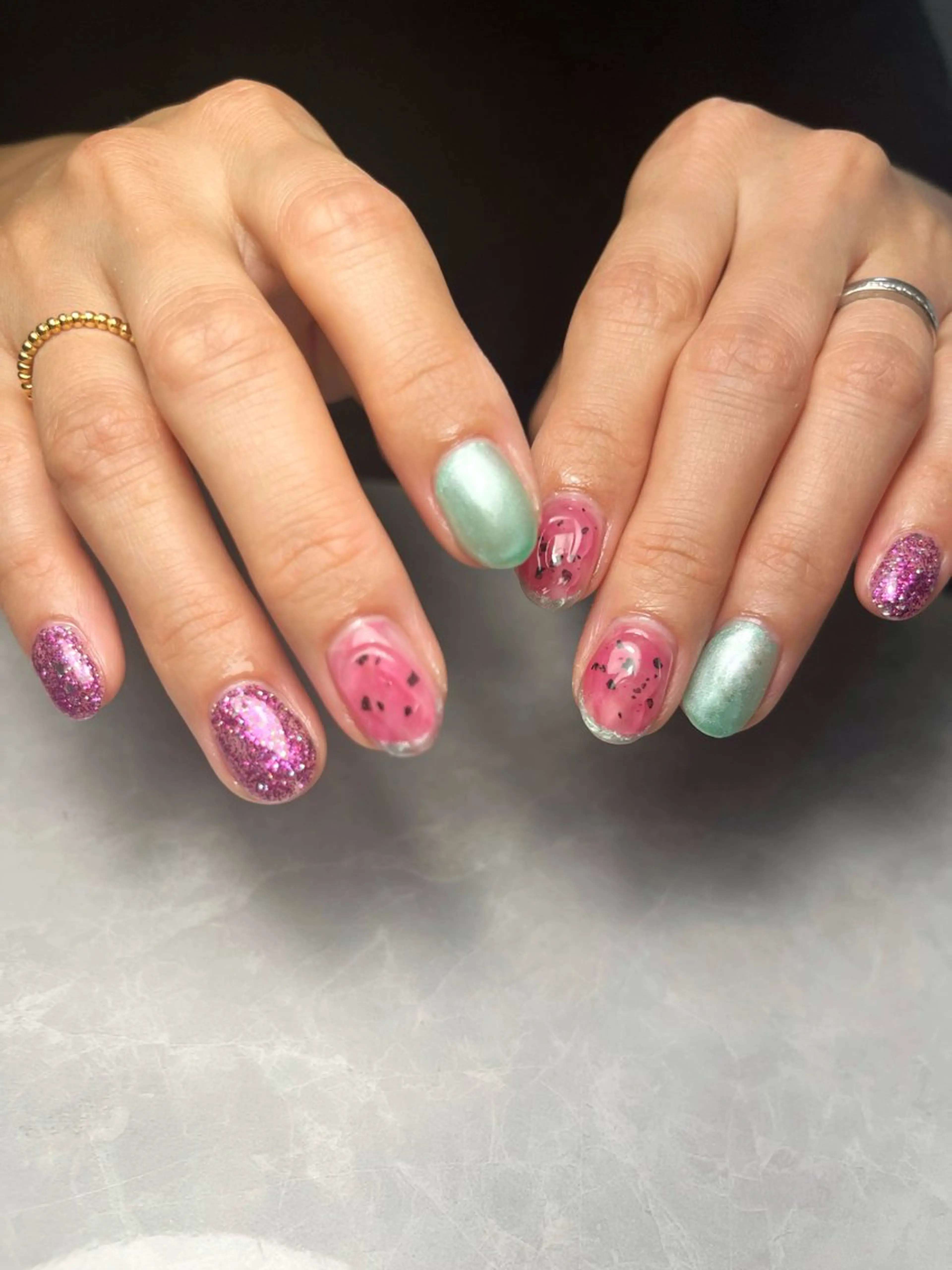 ネイル ハンドネイル 777 nail あいかのネイルデザイン