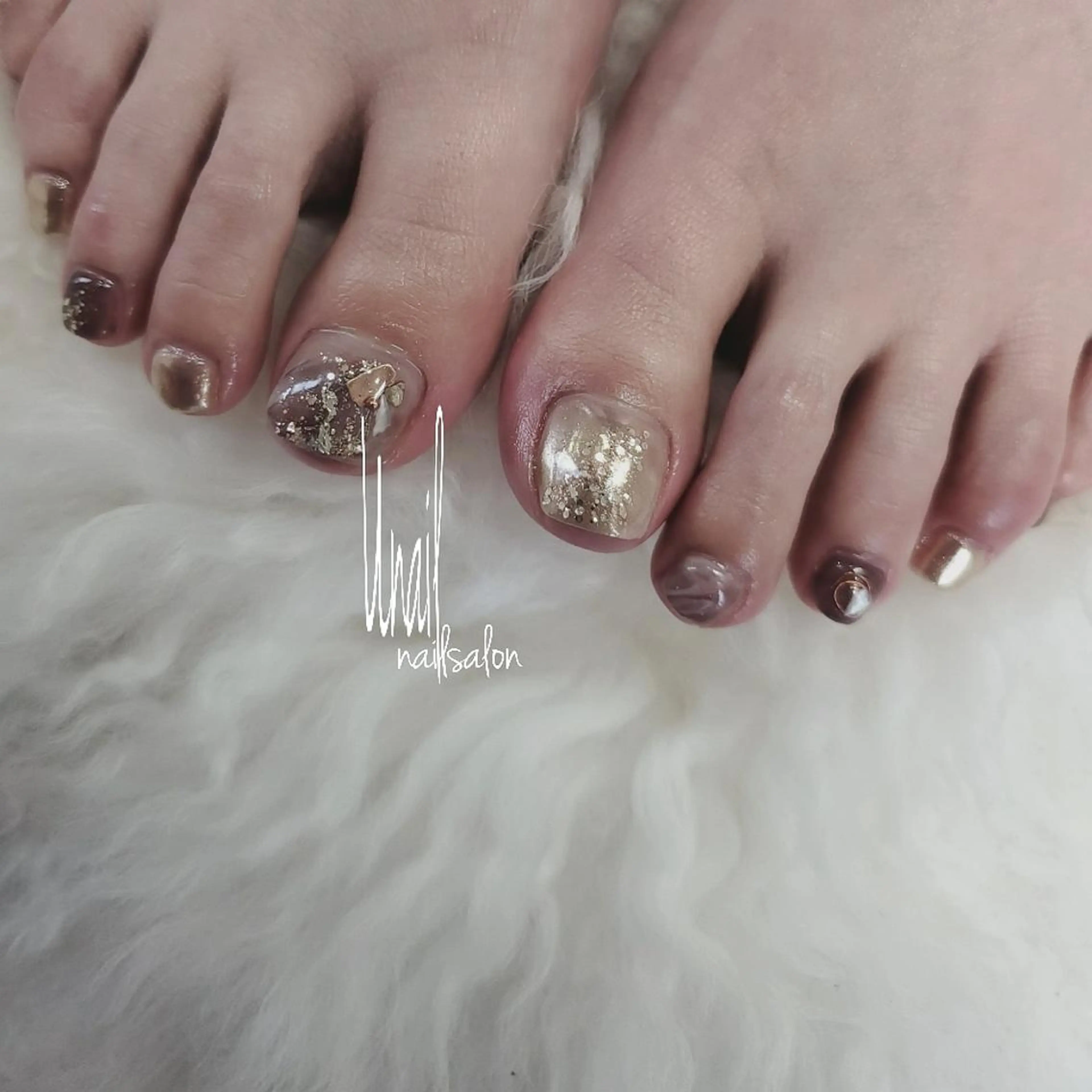 ネイル フットネイル U nail所属・高橋 千恵のネイルデザイン