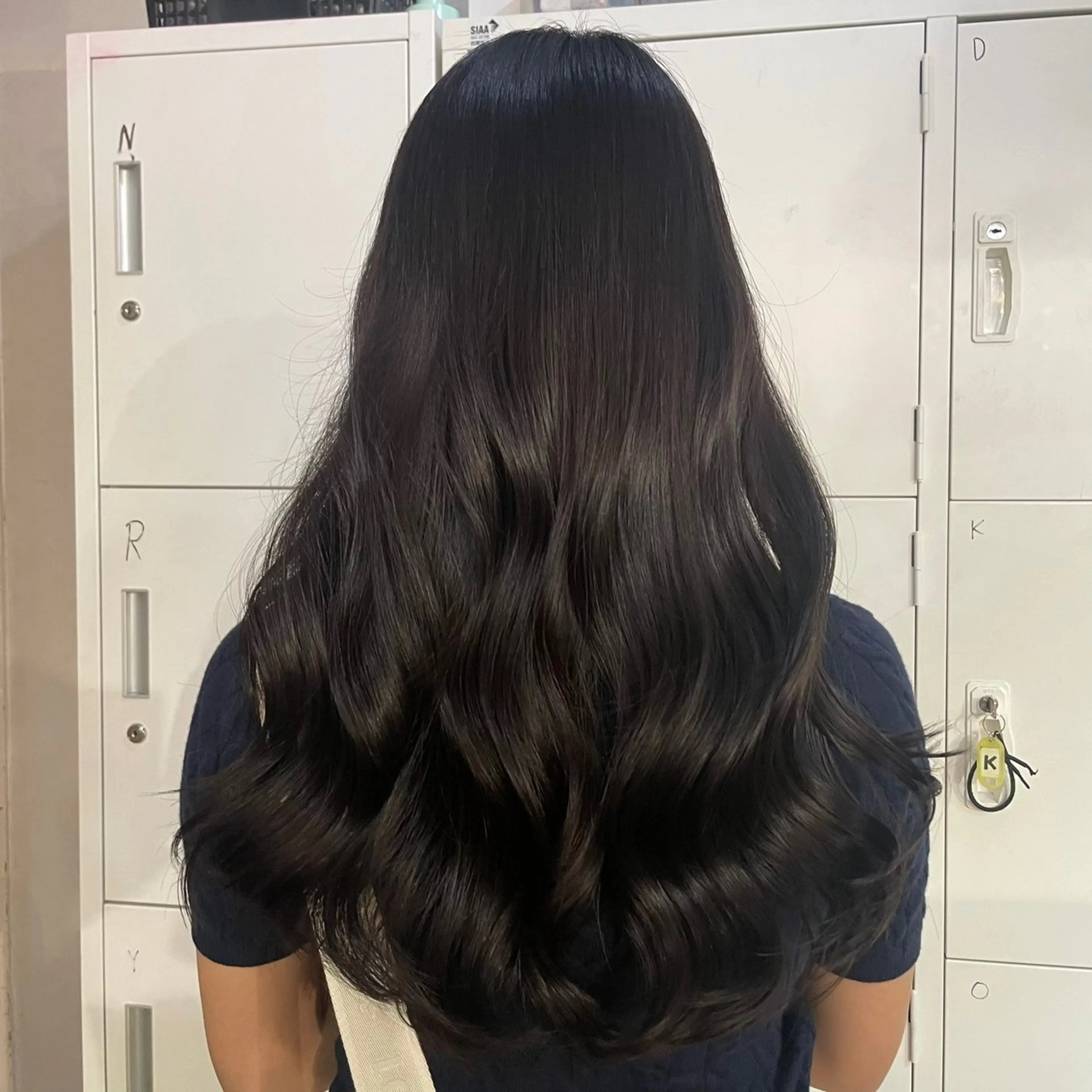 ロング カラー ヘアカラー トリートメント ふかたさや🌟 艶感カラー🌟のヘアスタイル