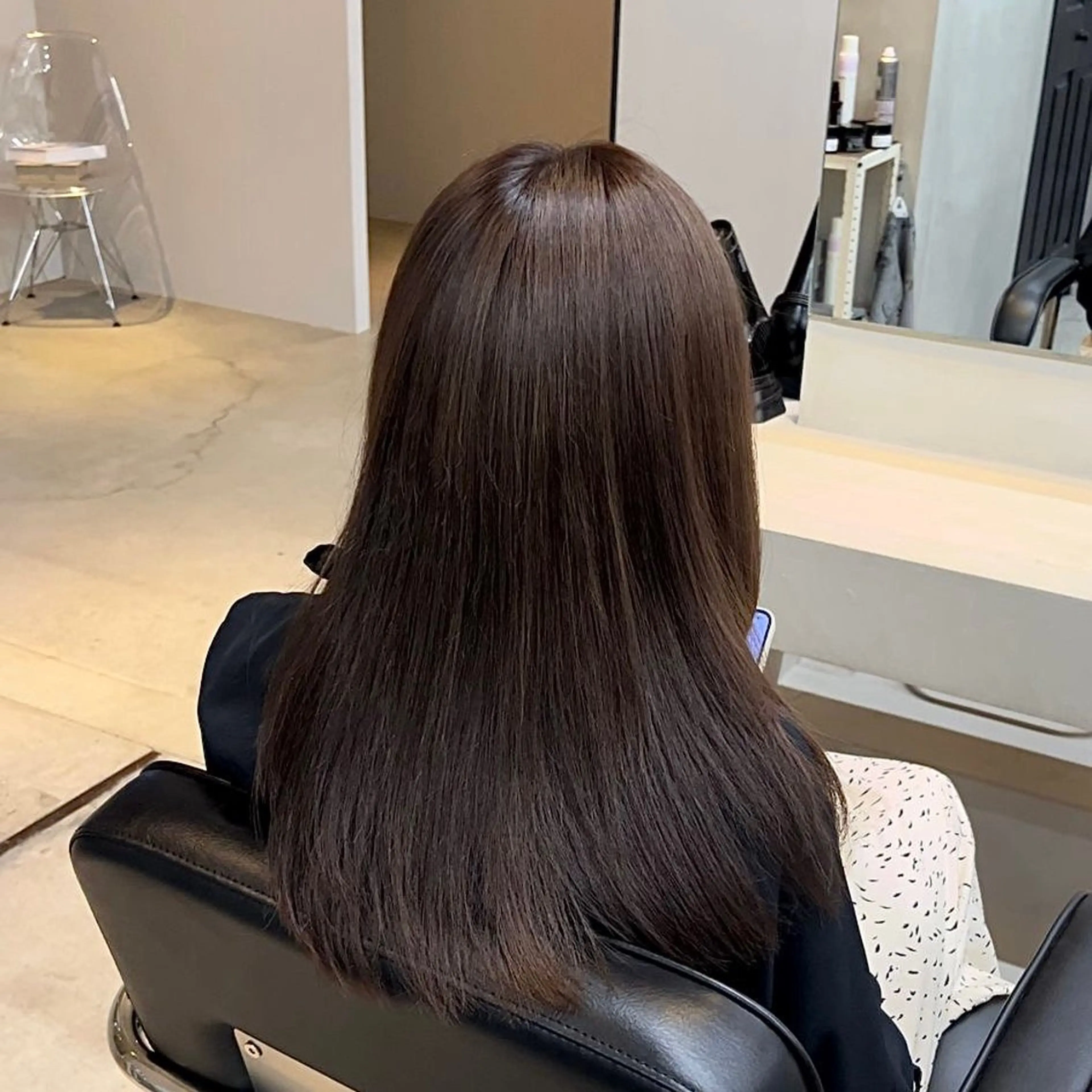 セミロング カラー hair & beauty  RENO所属・道上 摩耶のヘアスタイル