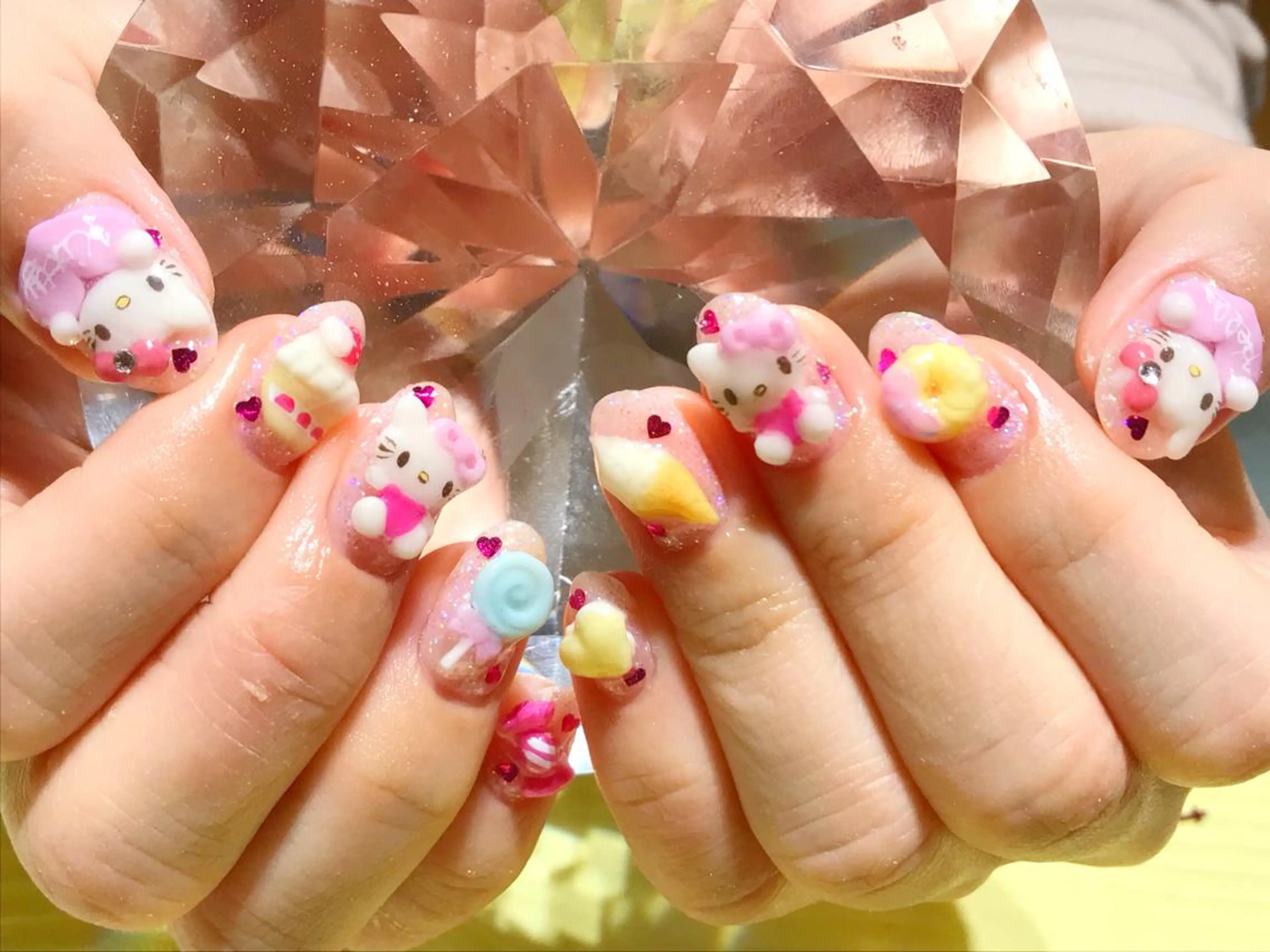 ネイル ジェルネイル ラメ(グリッター) YUN 💅のネイルデザイン