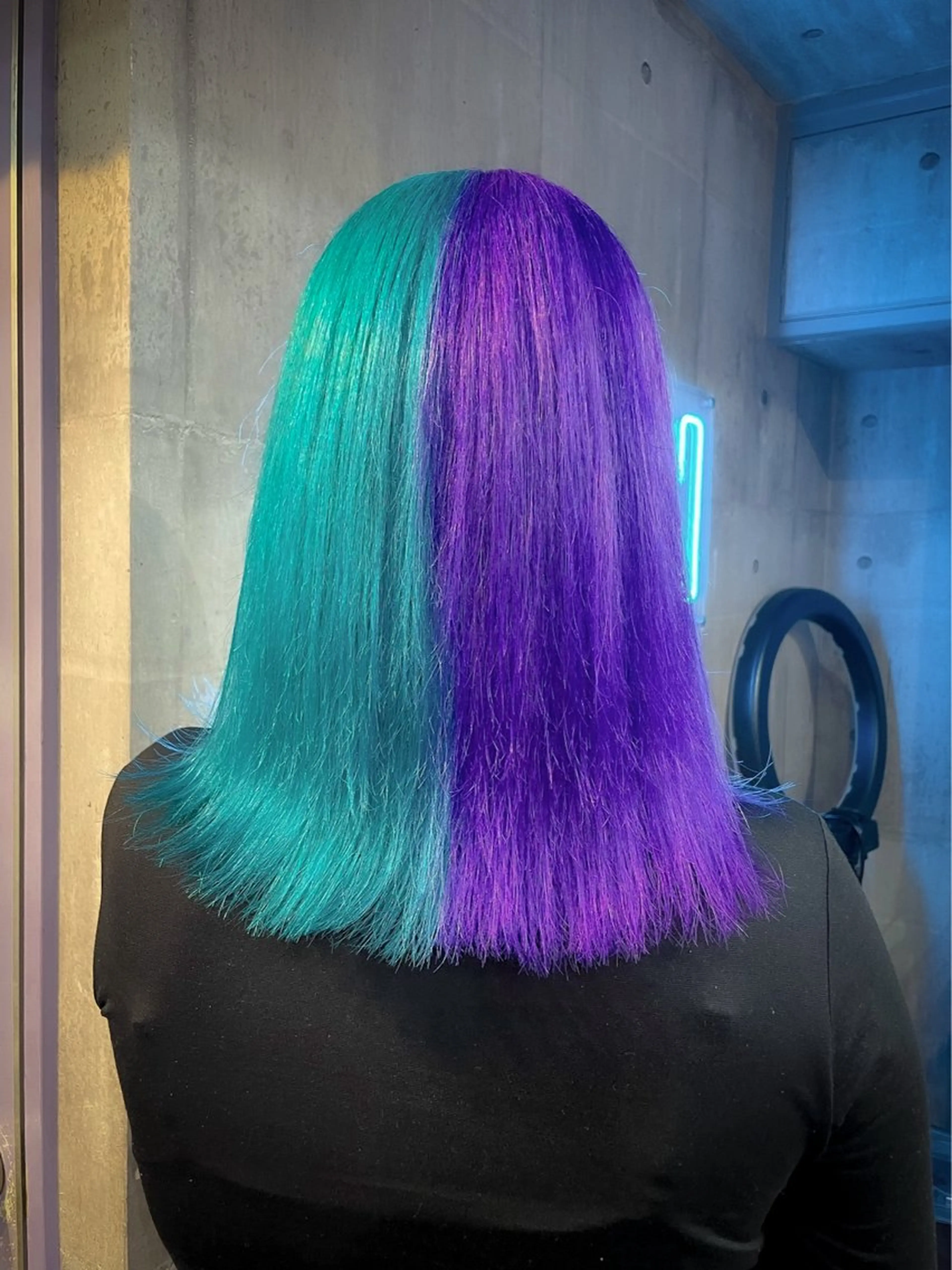 ミディアム ヘアカラー ハイトーン/ブリーチ /ウルフ⛓️MAKIのヘアスタイル