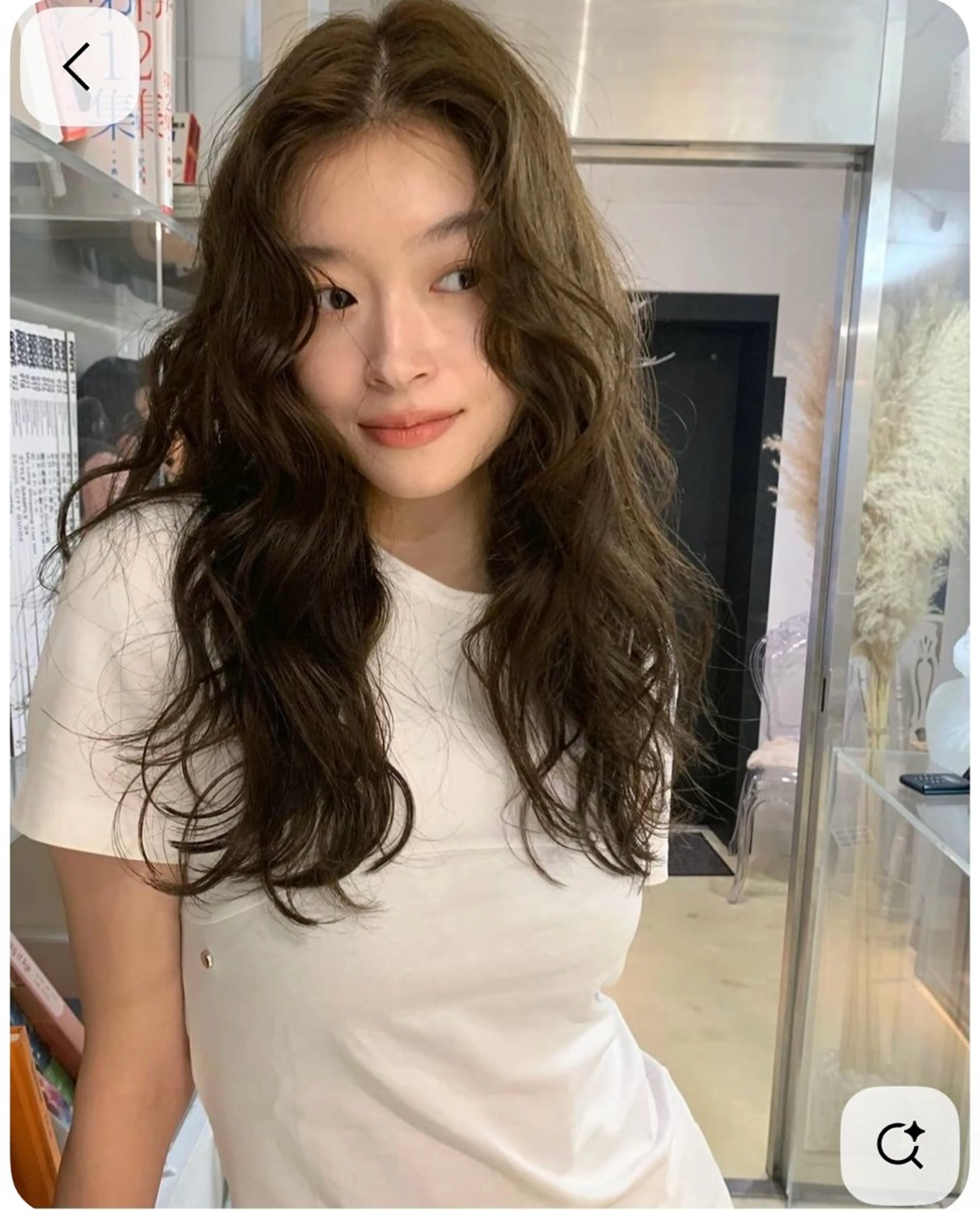 ロング パーマ デジタルパーマ momo 岡崎のヘアスタイル