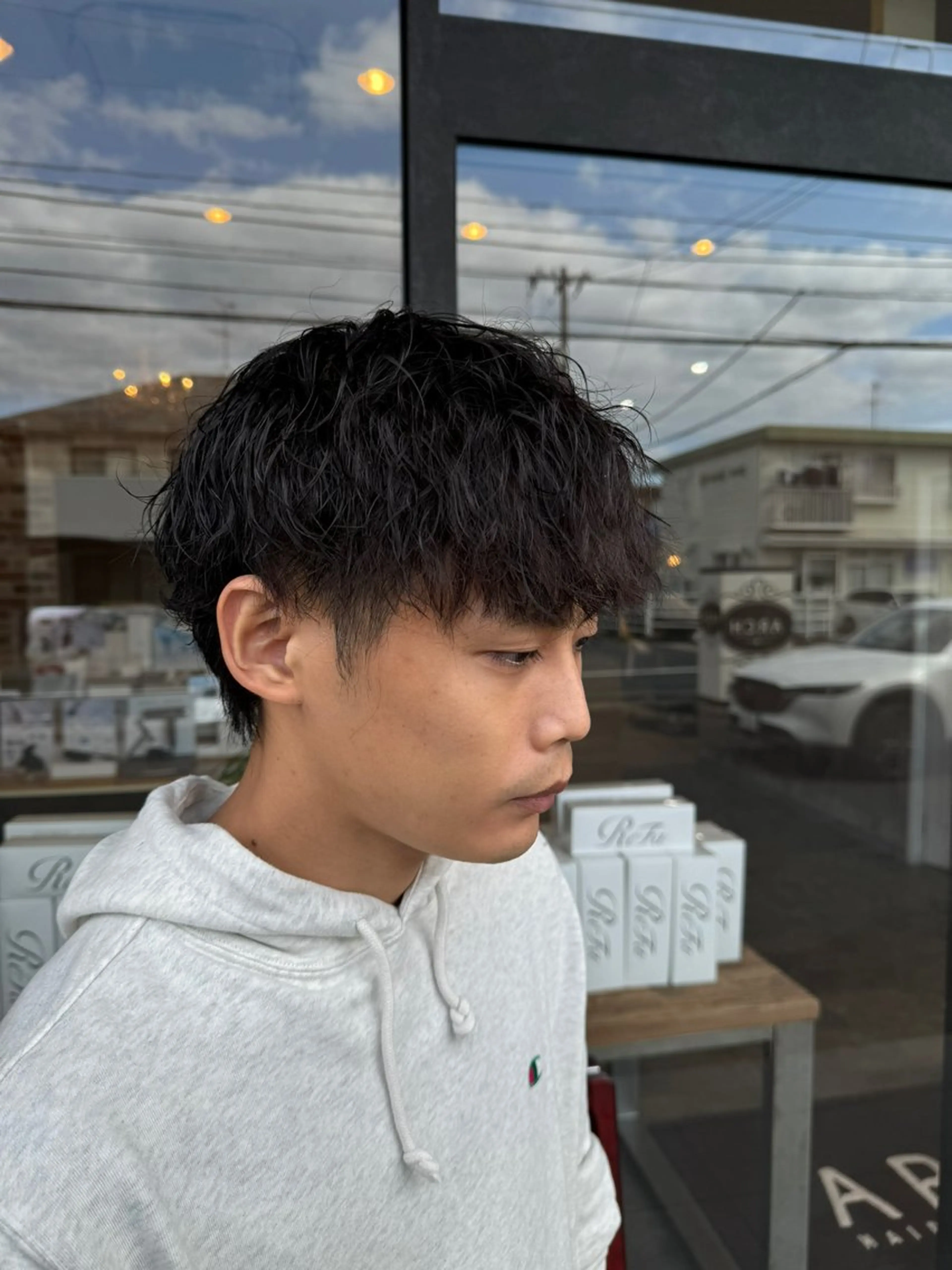 メンズ カット パーマ 🔅透明感カラー切田 はじめ🔆のヘアスタイル