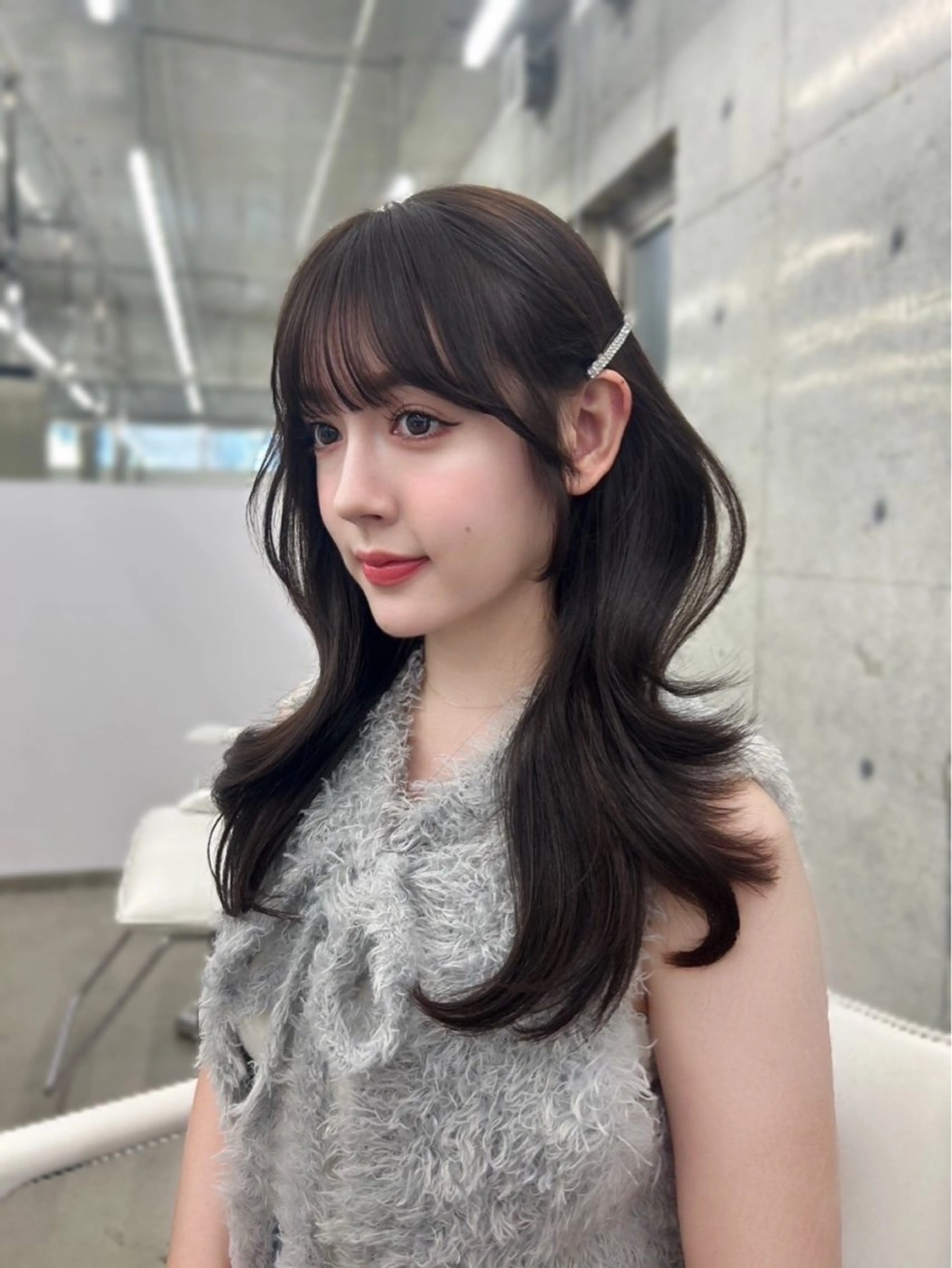 ロング カット ヘアカラー トリートメント NI所属・𝑨𝑴𝑰 🎀 ガーリーヘア🤍のヘアスタイル
