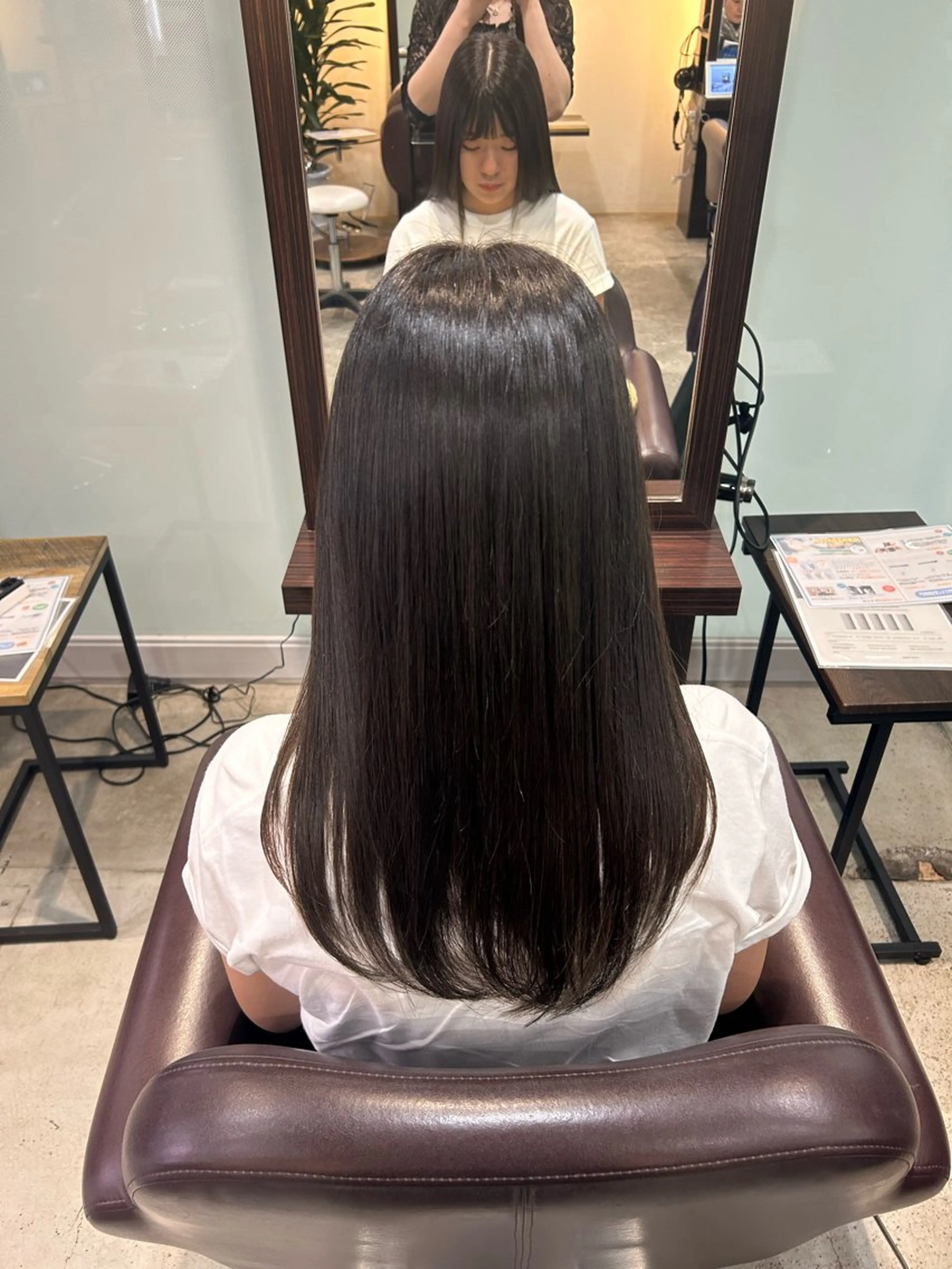 ロング カラー 透明感カラー グレージュ オリーブグレージュ オリーブグレー ヘアカラー ヘッドスパ 坂本奈都美 🎀のヘアスタイル