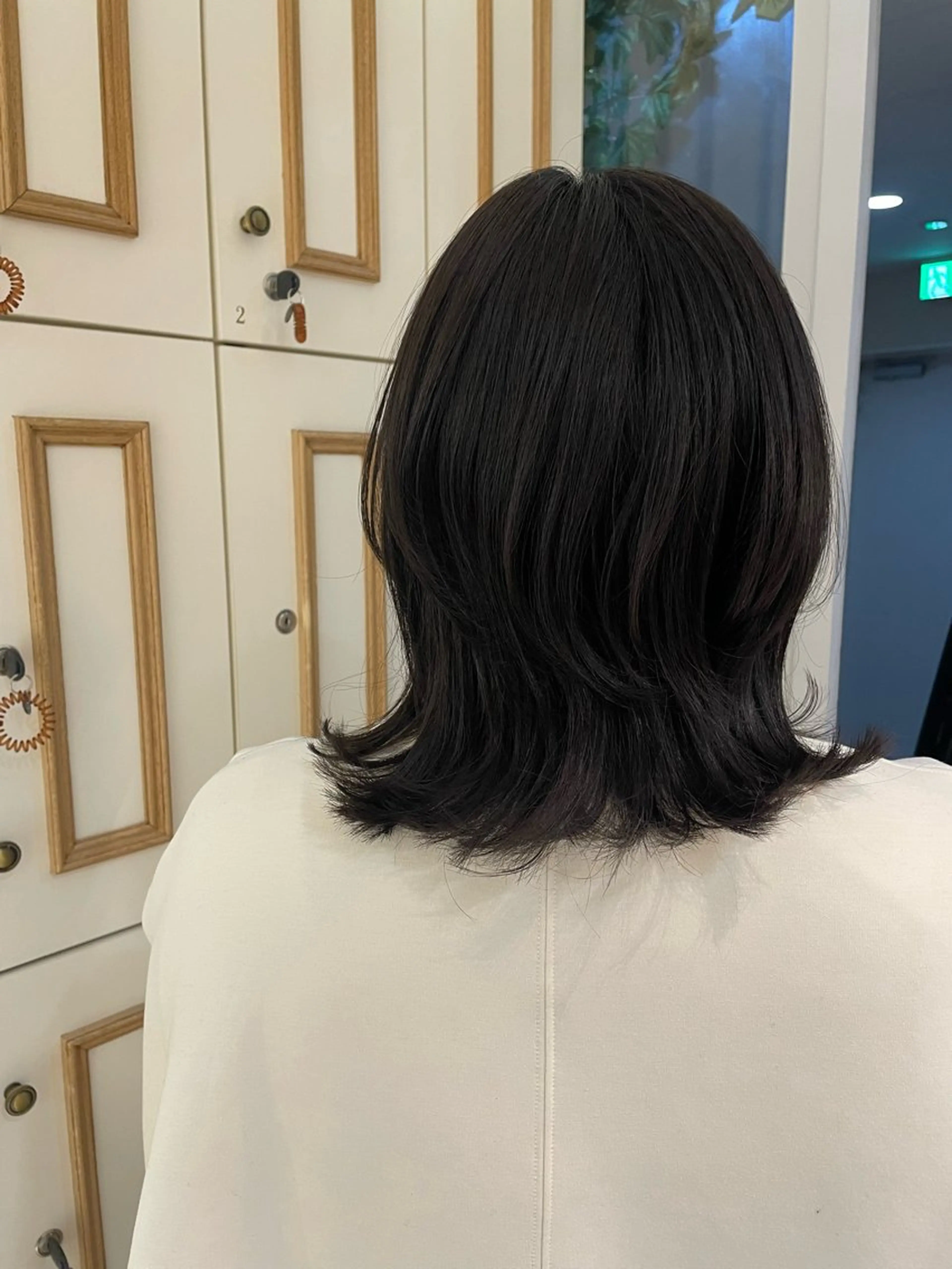 ミディアム ボブ くびれヘア スズキ マリのヘアスタイル